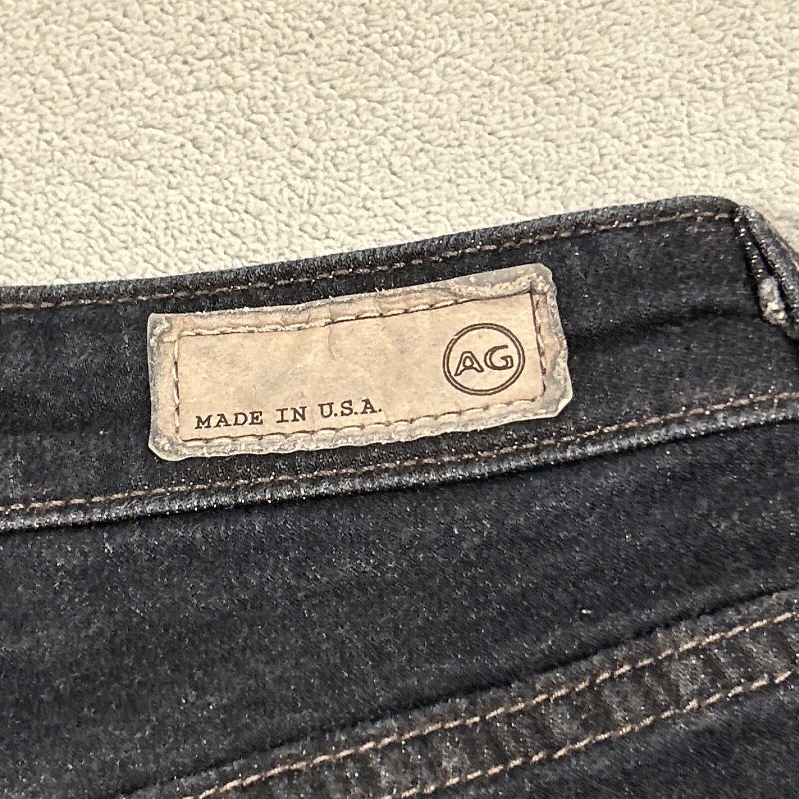 AG Adriano Goldschmied Adriano Goldschmied Skinny Jeans Womens 28x30 Stretch Grunge Size 28" / US 6 / IT 42 - 3 Thumbnail
