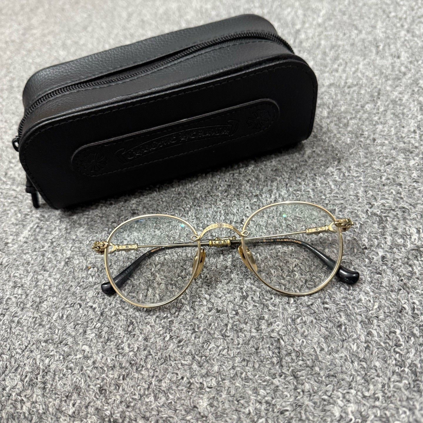 Chrome Hearts Chrome Hearts Gold-Rimmed Glasses Size ONE SIZE - 1 Thumbnail