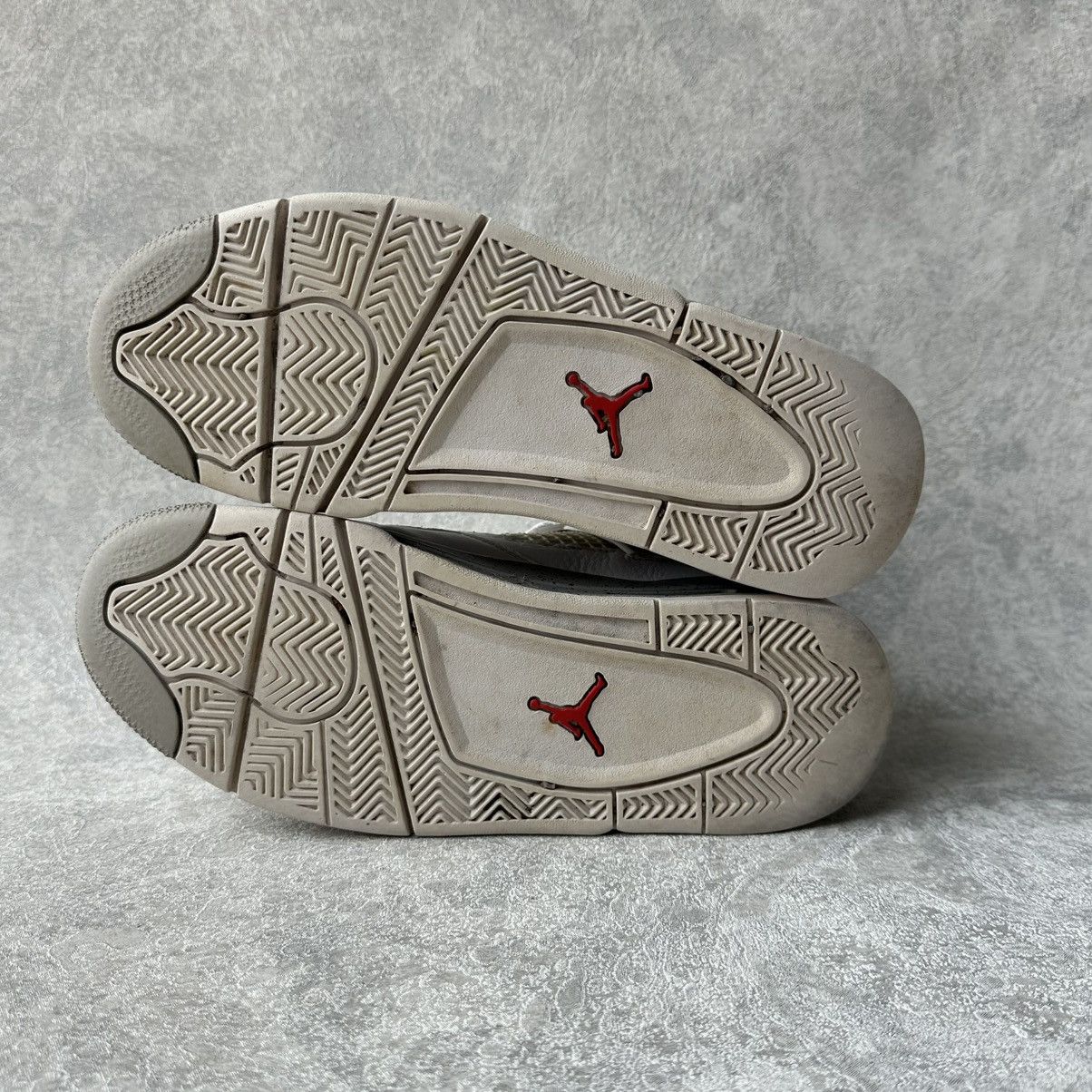 Jordan Brand Nike Air Jordan 4 White Oreo Og Tech Grey Sneakers Size US 7.5 / EU 40-41 - 17 Thumbnail