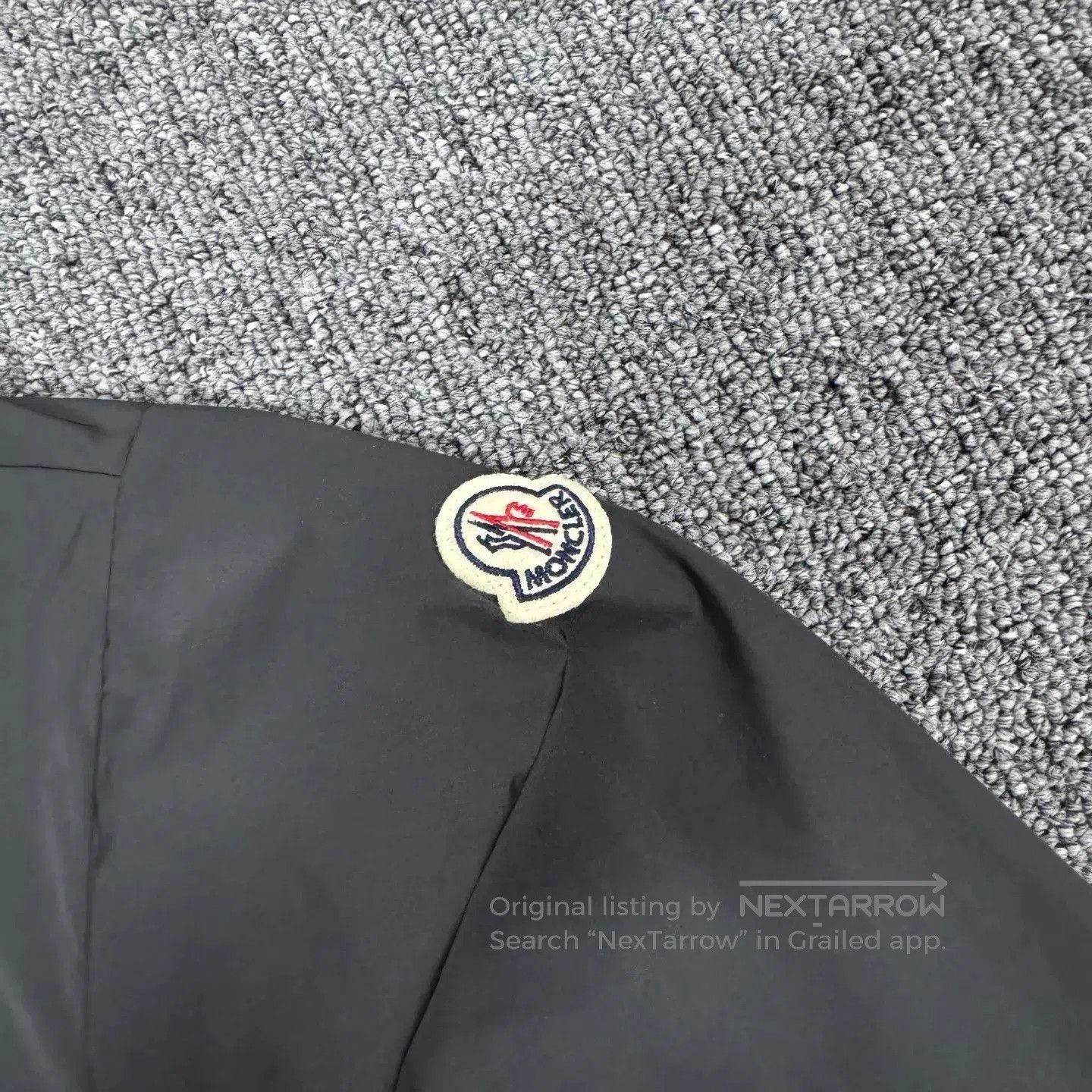 Moncler Black Hooded Light Jacket Size L. Size US L / EU 52-54 / 3 - 4 Thumbnail