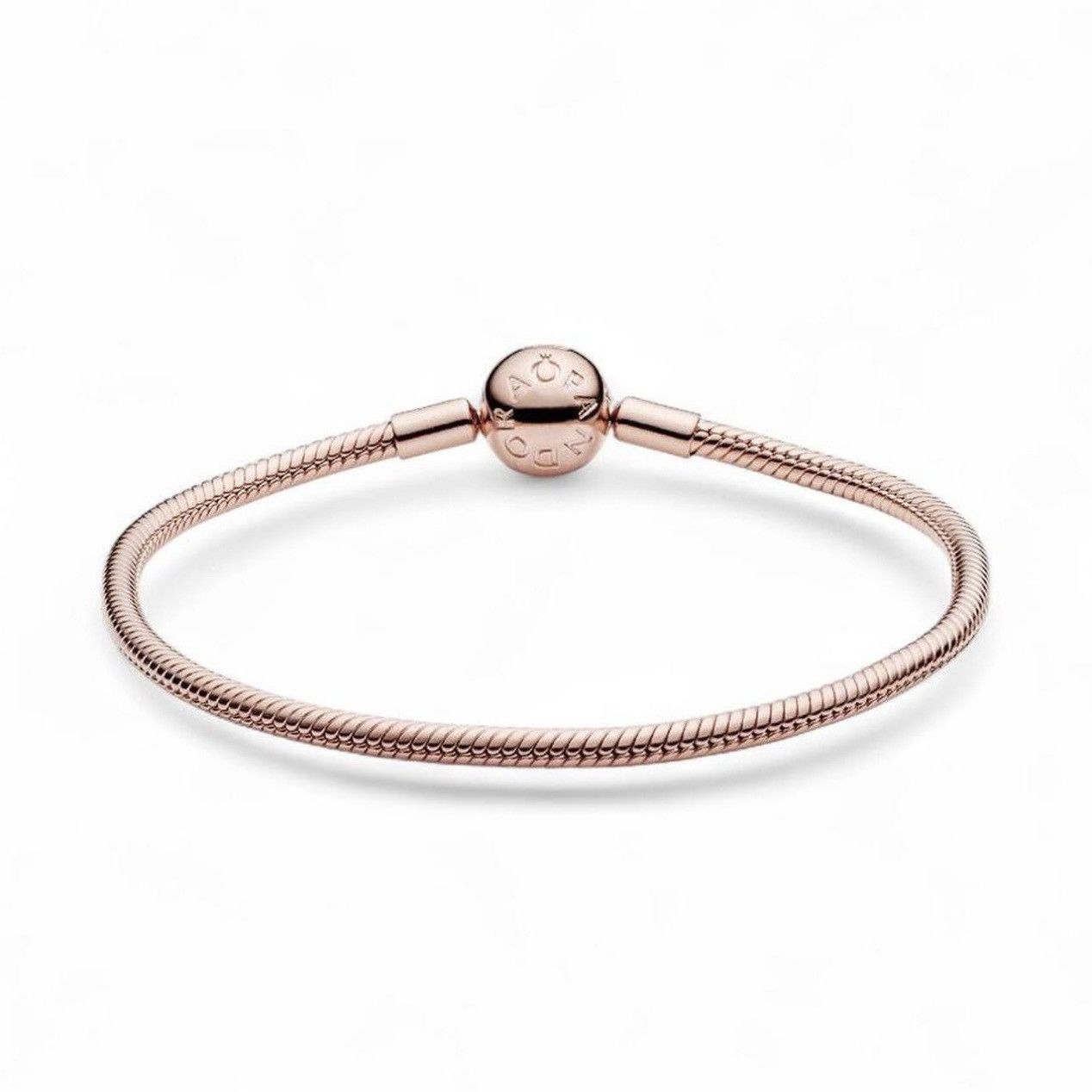 pandora Pandora Moments Snake Chain Bracelet in Rose Gold Size ONE SIZE - 2 Thumbnail