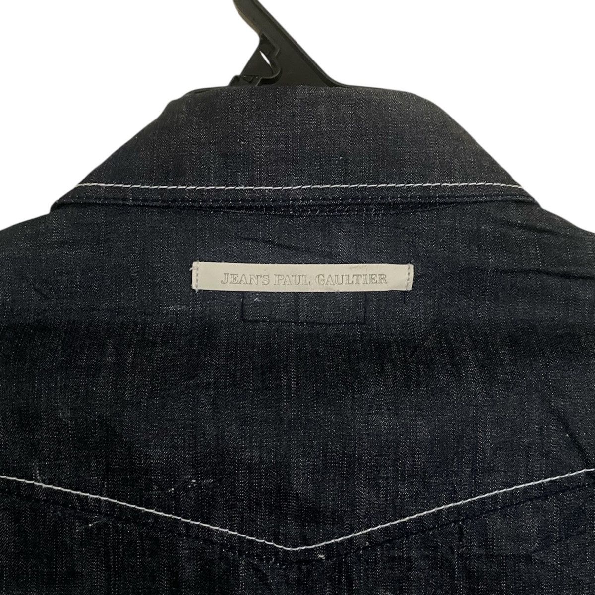 Jean Paul Gaultier Jean Paul Gaultier Crop Denim Jacket Size L / US 10 / IT 46 - 5 Thumbnail