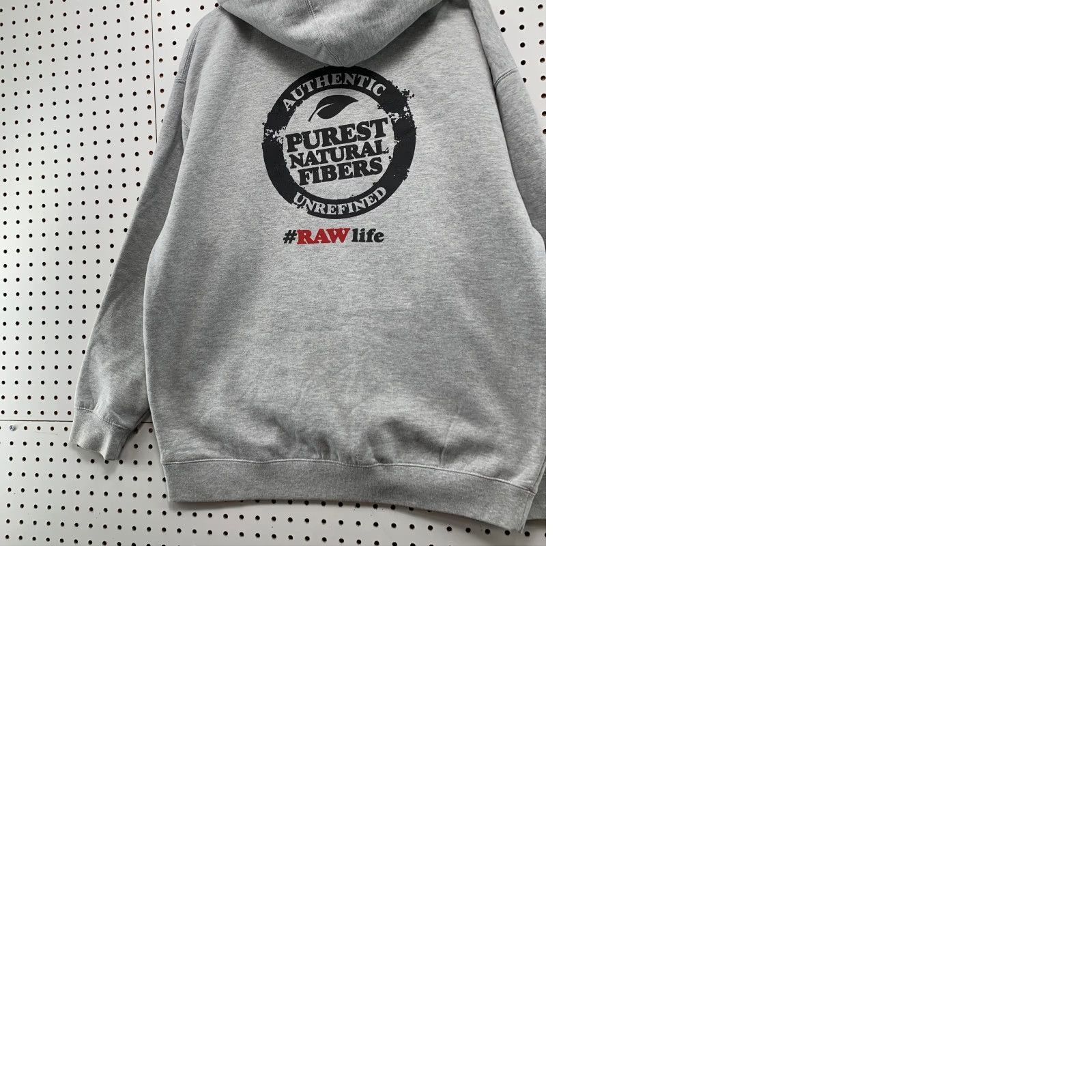 Vintage RAW OG Hoodie Sweatshirt Mens XL Gray Hooded Fleece WIZ Rolling Paper New Size US XL / EU 56 / 4 - 9 Thumbnail
