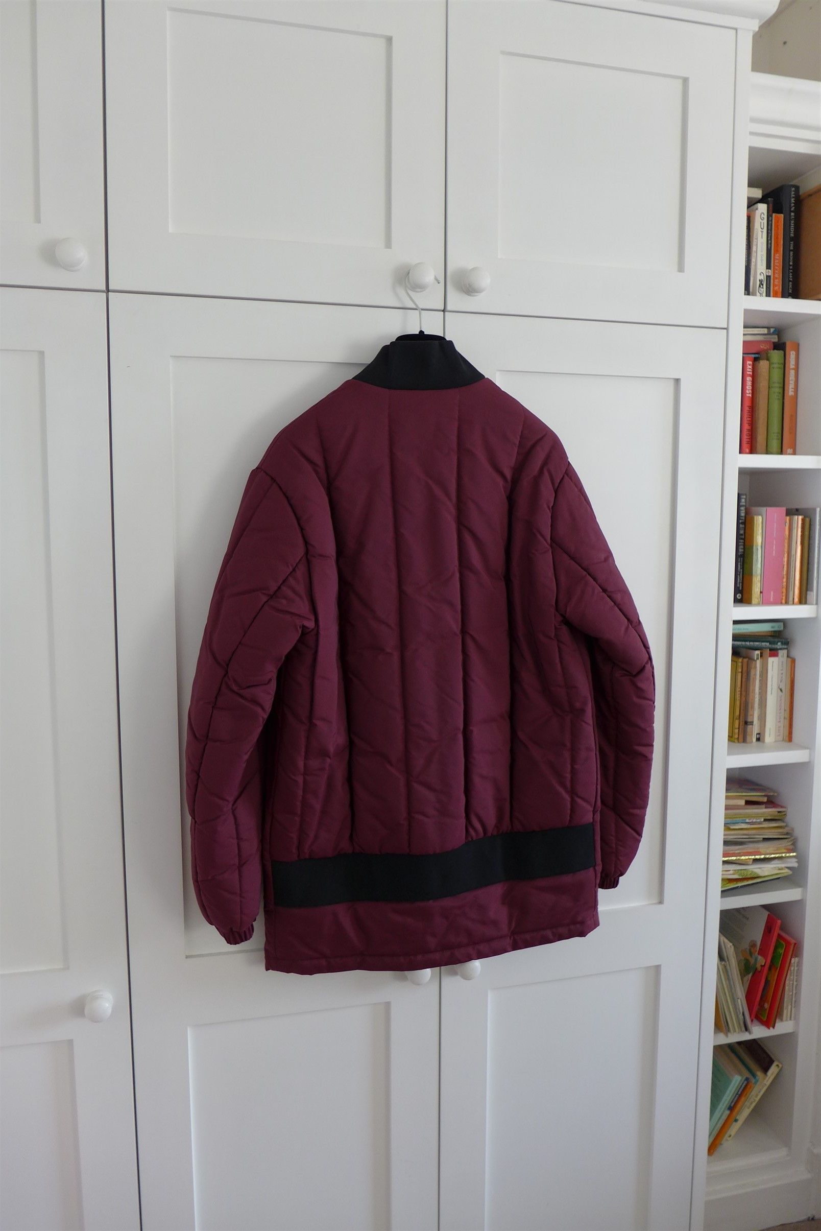 Alexander McQueen McQueen McQ Hybrid MA Bomber Jacket - Burgundy Size US S / EU 44-46 / 1 - 2 Thumbnail