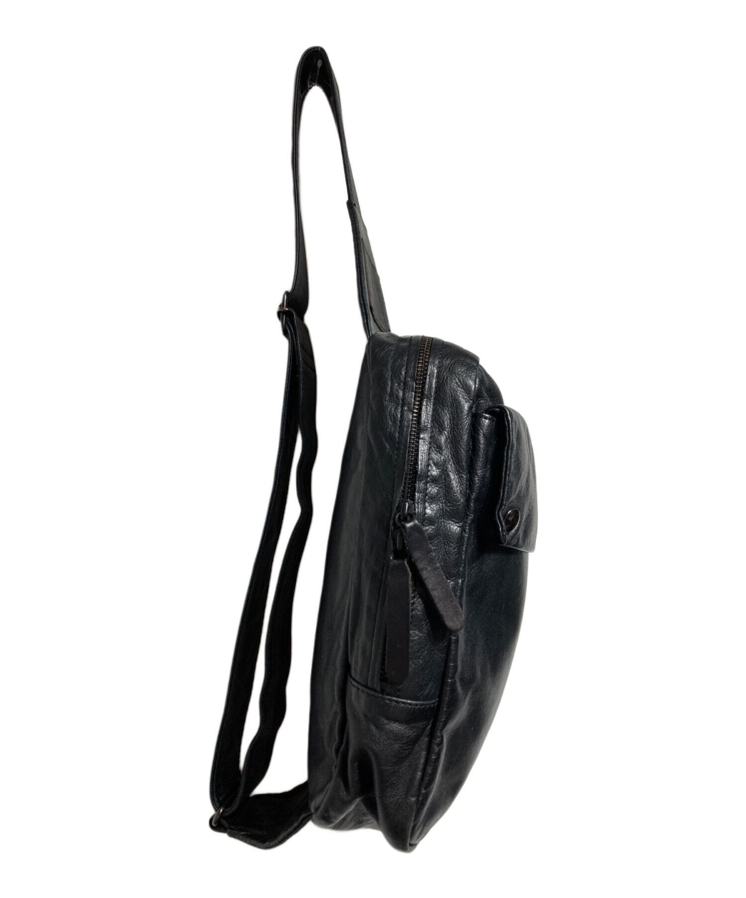 Yohji Yamamoto Yohji Yamamoto pour homme cow leather waist bag Size ONE SIZE - 3 Thumbnail