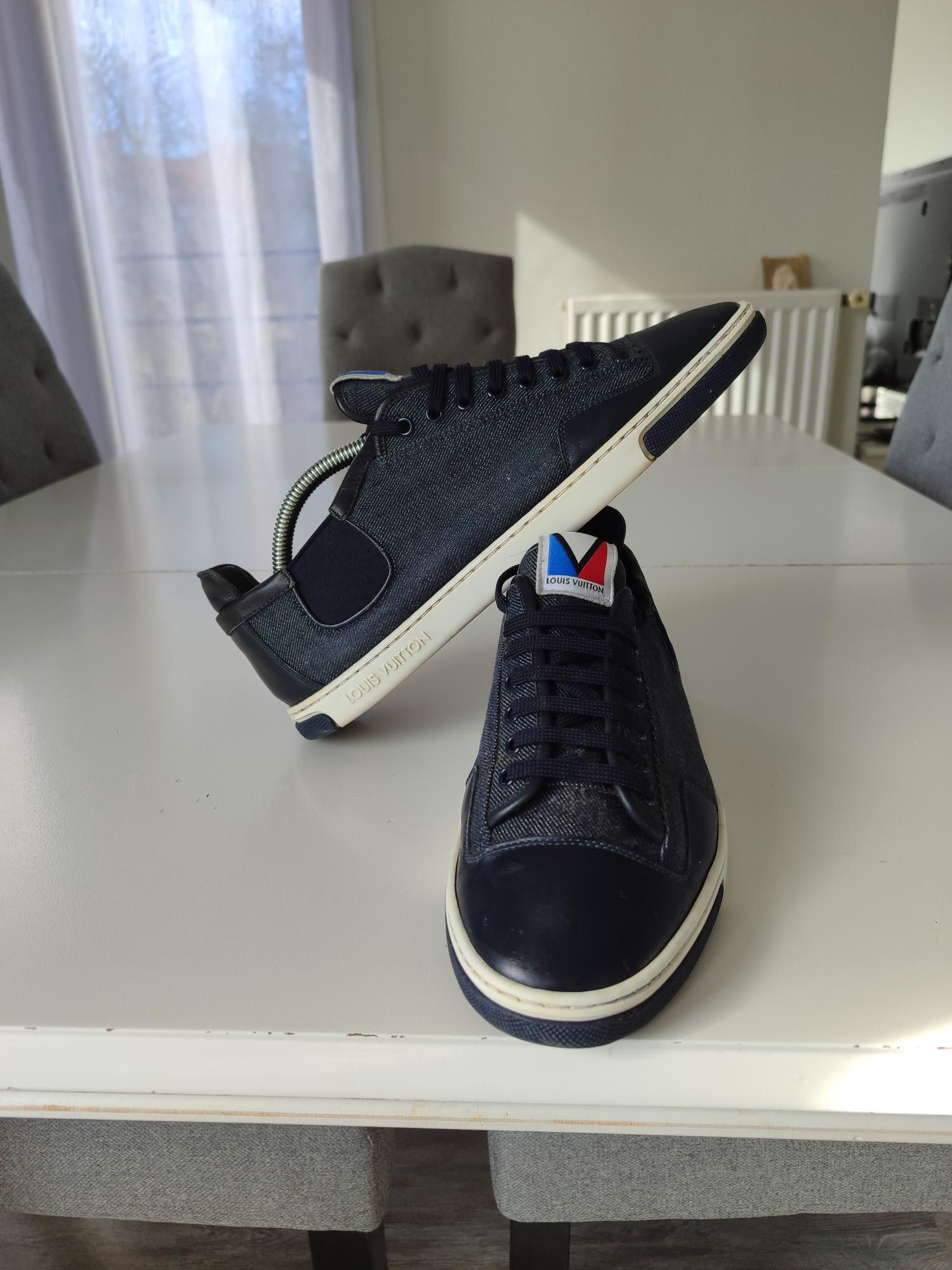 Louis Vuitton BASKETS LOUIS VUITTON SLALOM DENIM Size US 8.5 / EU 41-42 - 6 Thumbnail