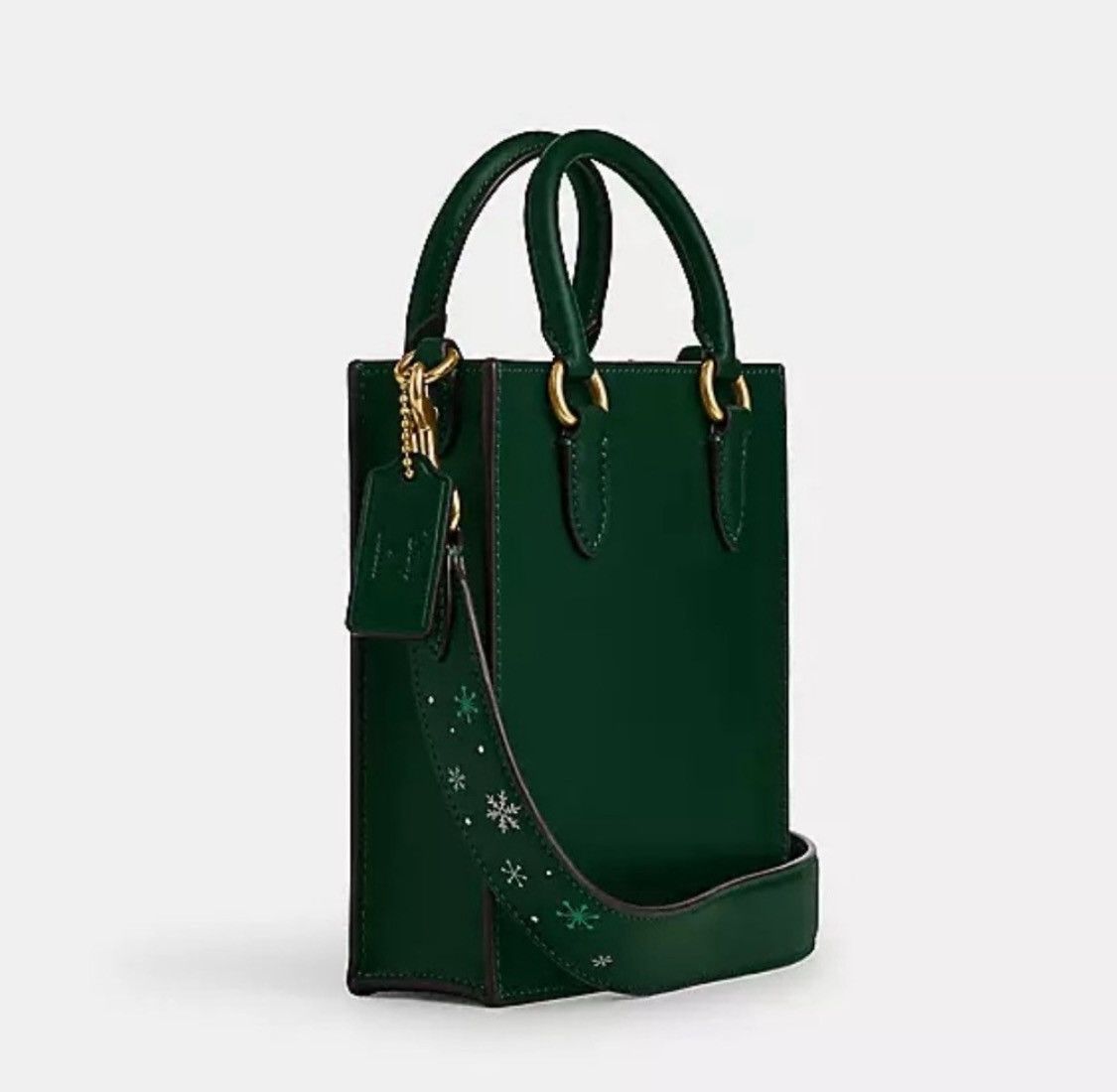 Coach Disney X Coach North South Mini Leather Tote With Sled Motif Size ONE SIZE - 2 Thumbnail