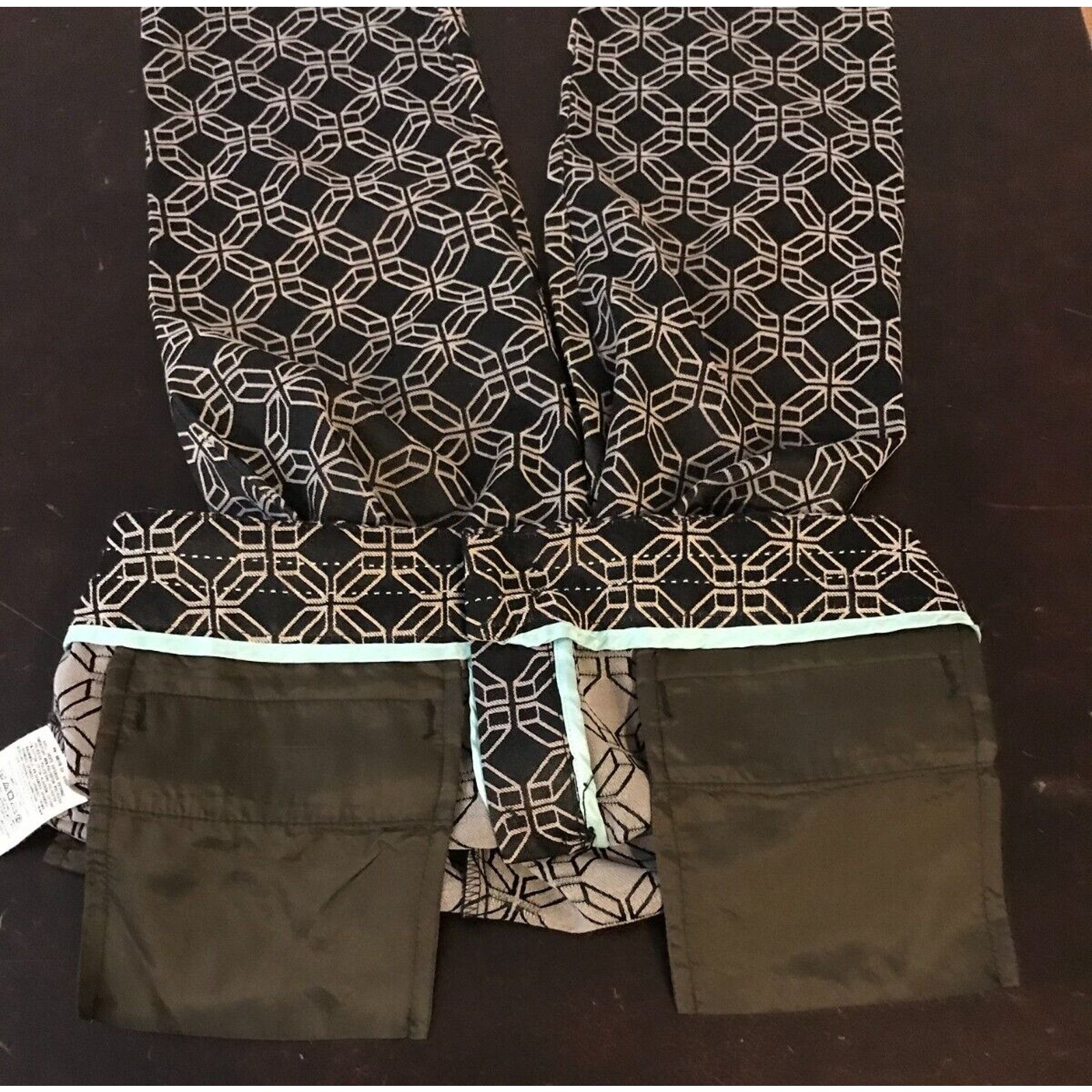 Anthropologie Anthropologie Cartonnier Charlie Black/Beige Ankle Pants Size 27" / US 4 / IT 40 - 10 Thumbnail