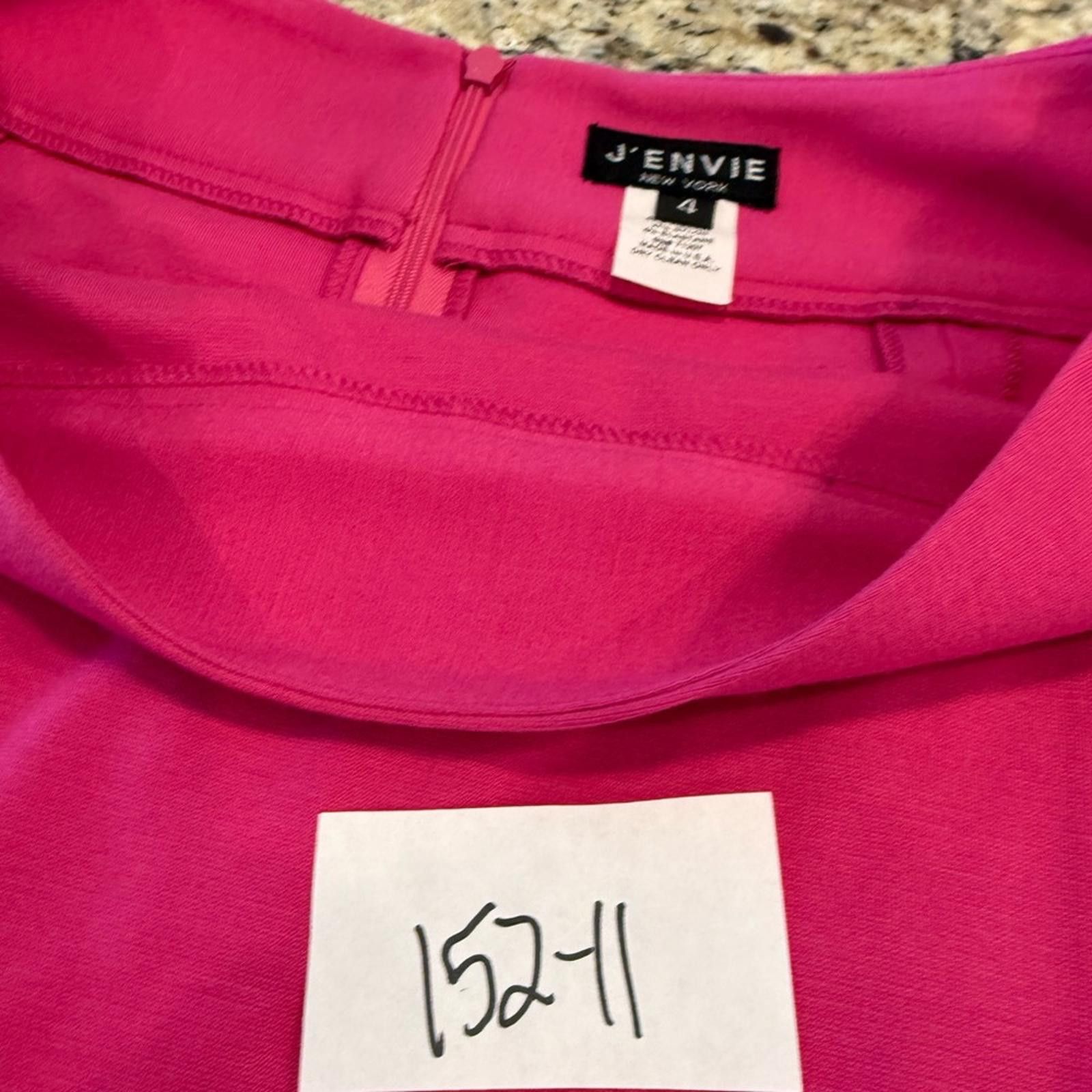 Other J’ Envie hot pink knit mini skirt split hem SZ 4 Size 27" / US 4 / IT 40 - 8 Thumbnail