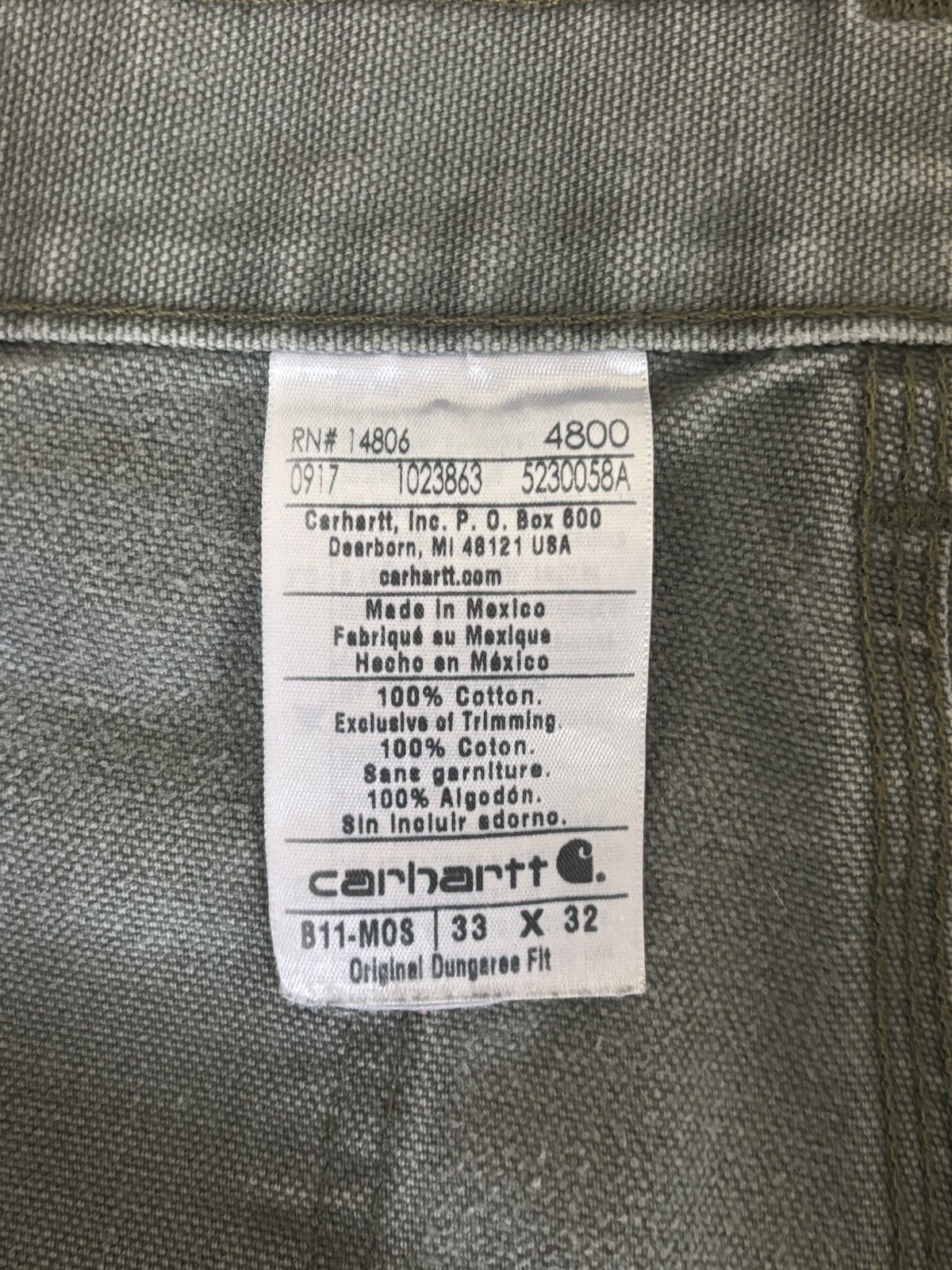 Carhartt Vintage 90s Carhartt Size: 33X32 Size US 33 - 4 Thumbnail