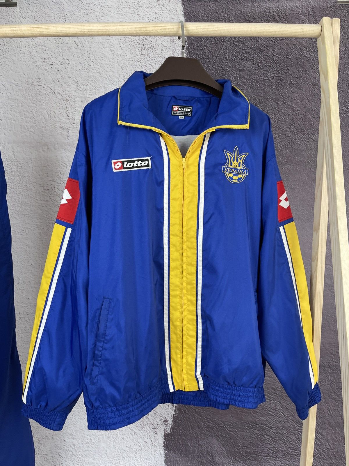 Lotto Sport Lotto Ukraine vintage soccer track suit jacket pants Україна Size US XXL / EU 58 / 5 - 10 Thumbnail