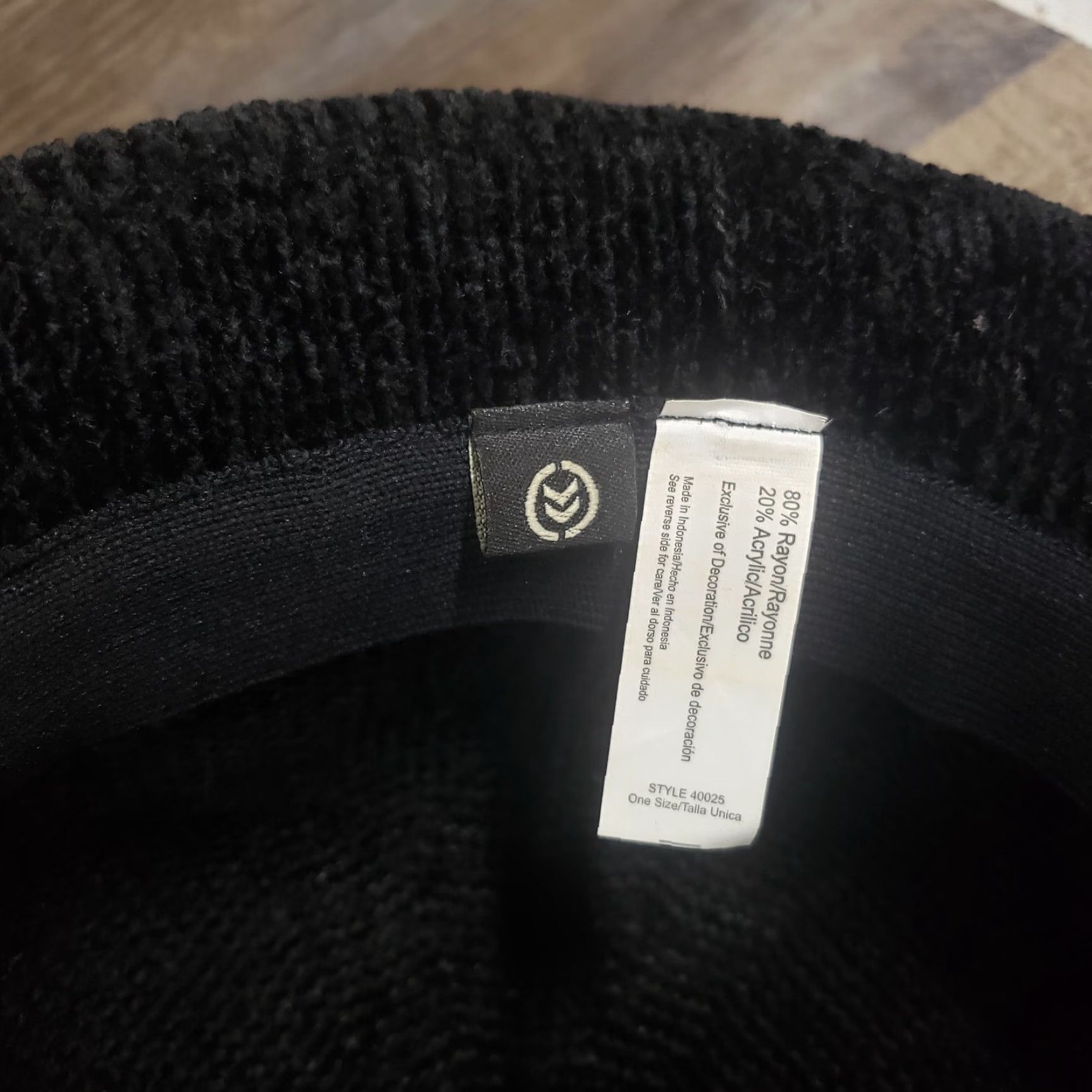 Element VINTAGE Element Eden Hat Black Women Pleated Fedora Adult One Size Rayon Size ONE SIZE - 5 Thumbnail