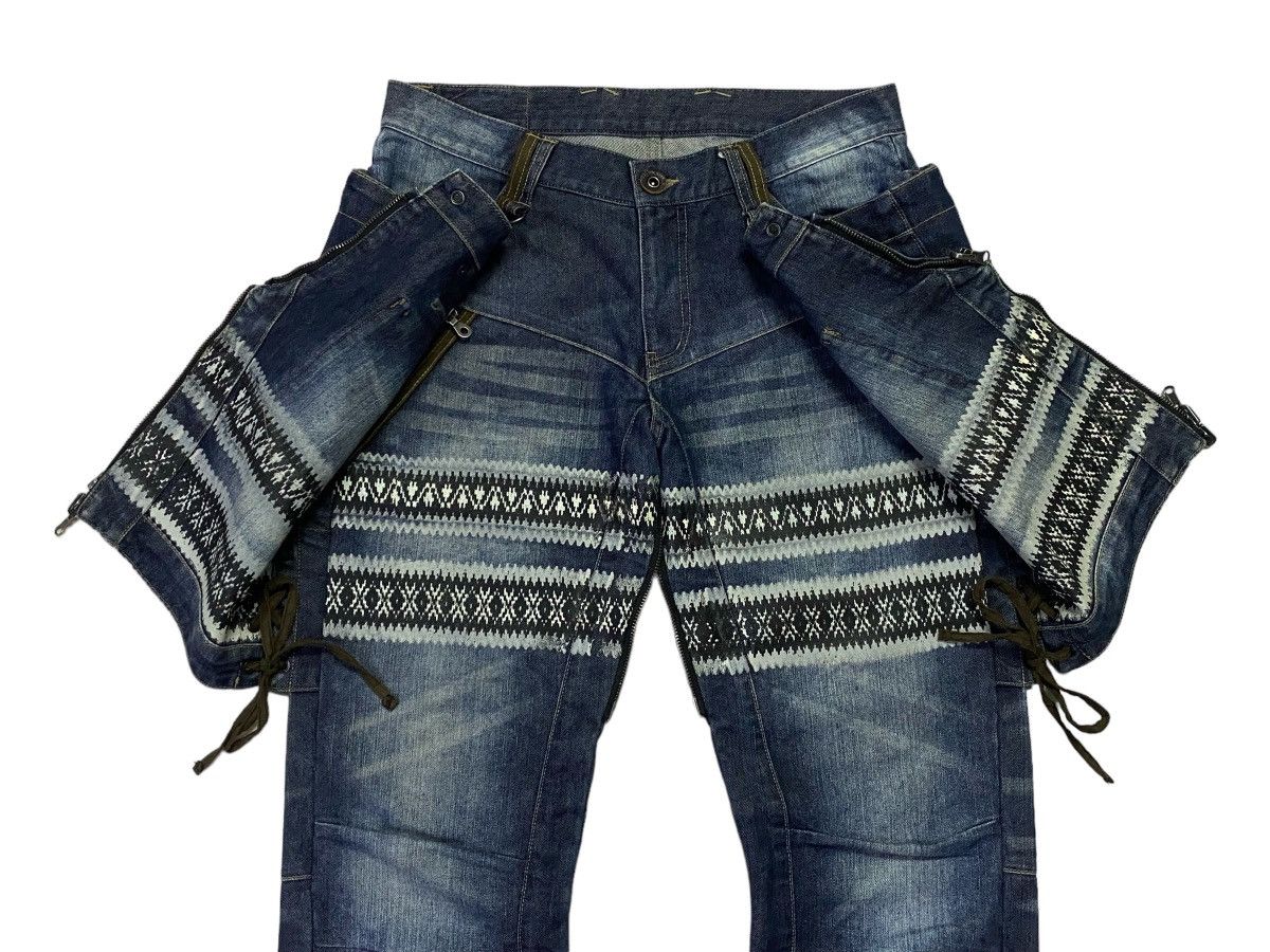 Japanese Brand × PPFM Hot‼️PPFM Double Thighs Can Be Turned Backwards Denim Size US 32 / EU 48 - 15 Thumbnail