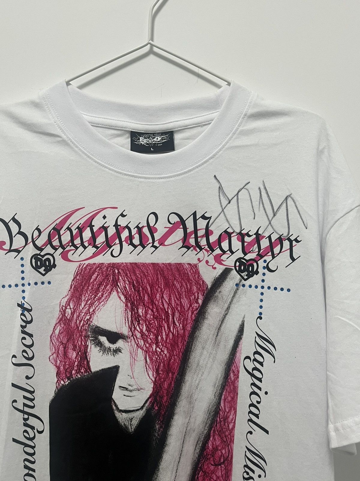 Drain Gang bladee martyr tour tshirt signed by yung sherman Size US L / EU 52-54 / 3 - 1 Thumbnail