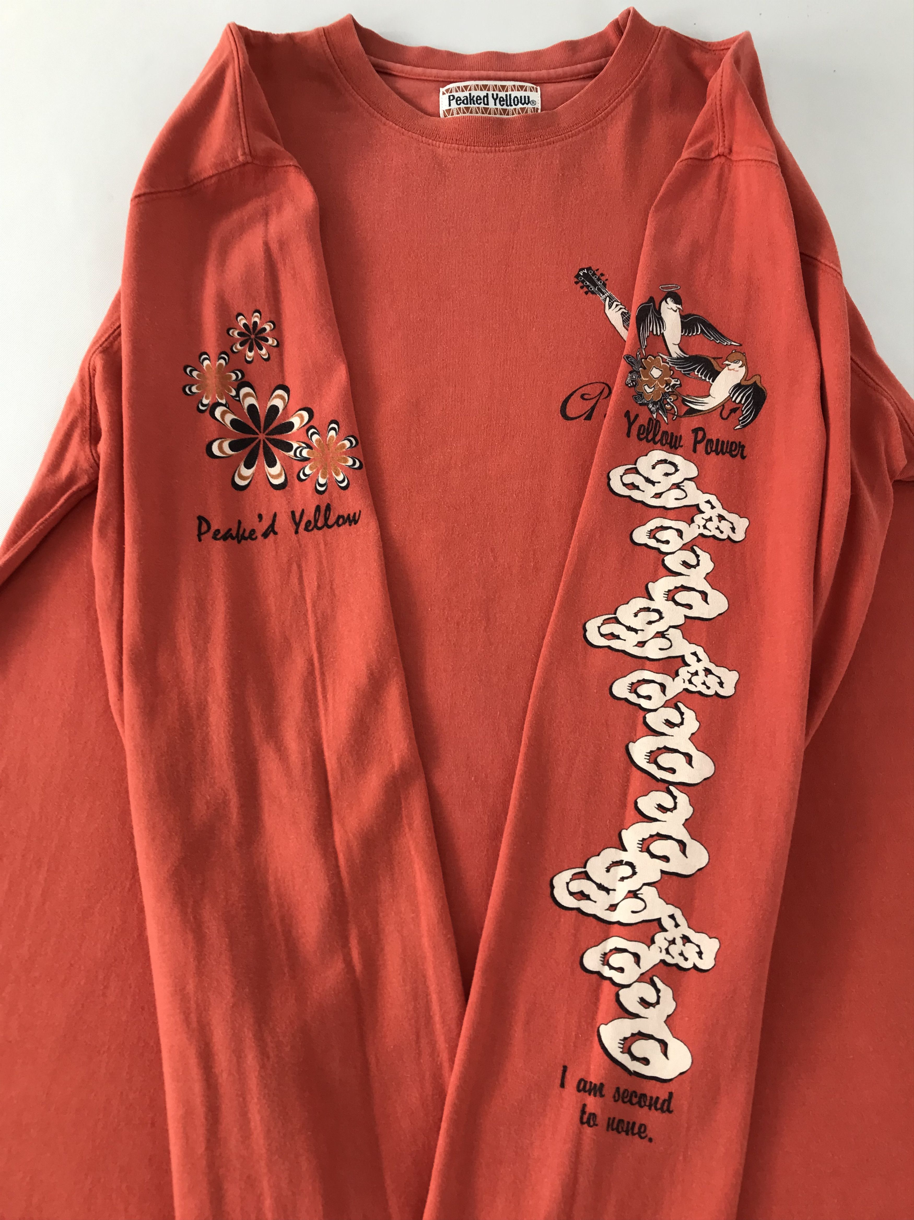 Japanese Brand Peaked Yellow Graphics Girl Asia Long Sleeve T.Shirt Size US M / EU 48-50 / 2 - 5 Thumbnail