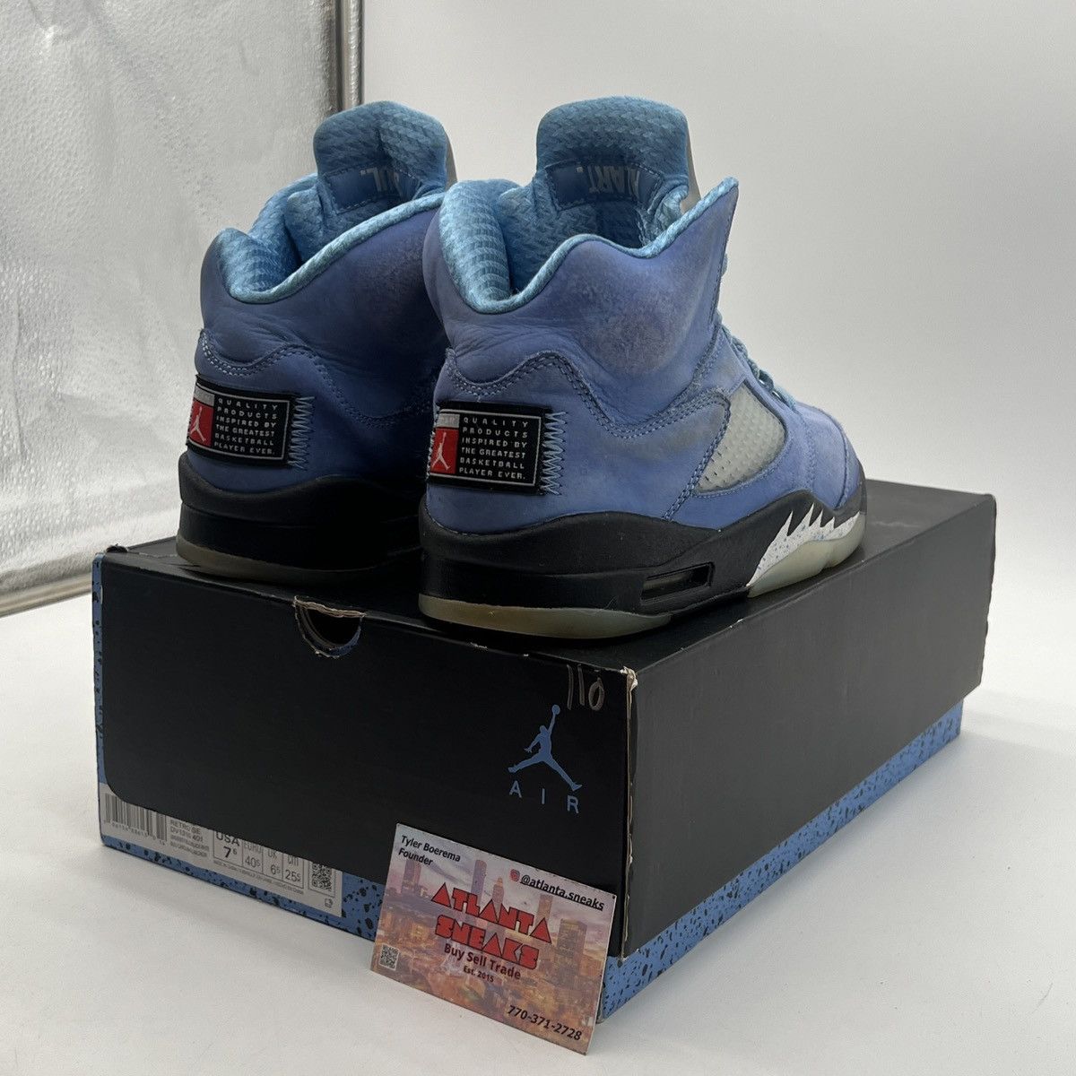 Jordan Brand Air Jordan 5 unc Size US 7.5 / EU 40-41 - 5 Thumbnail