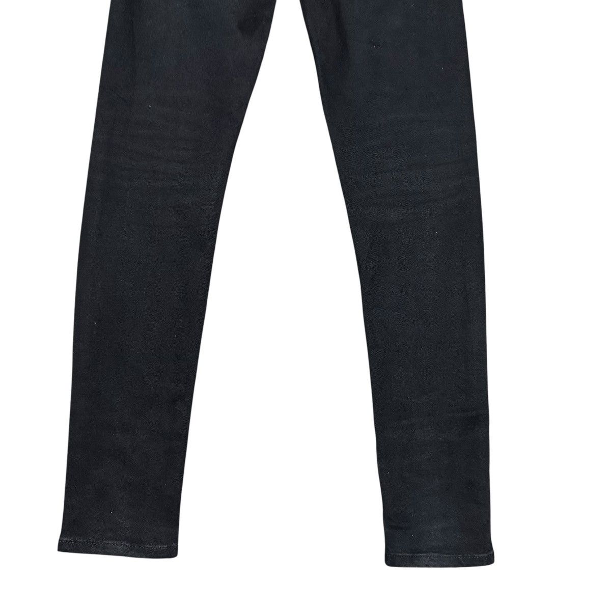 Represent Clo. Represent Jet Black Repairer Denim Jeans Size US 28 / EU 44 - 17 Thumbnail