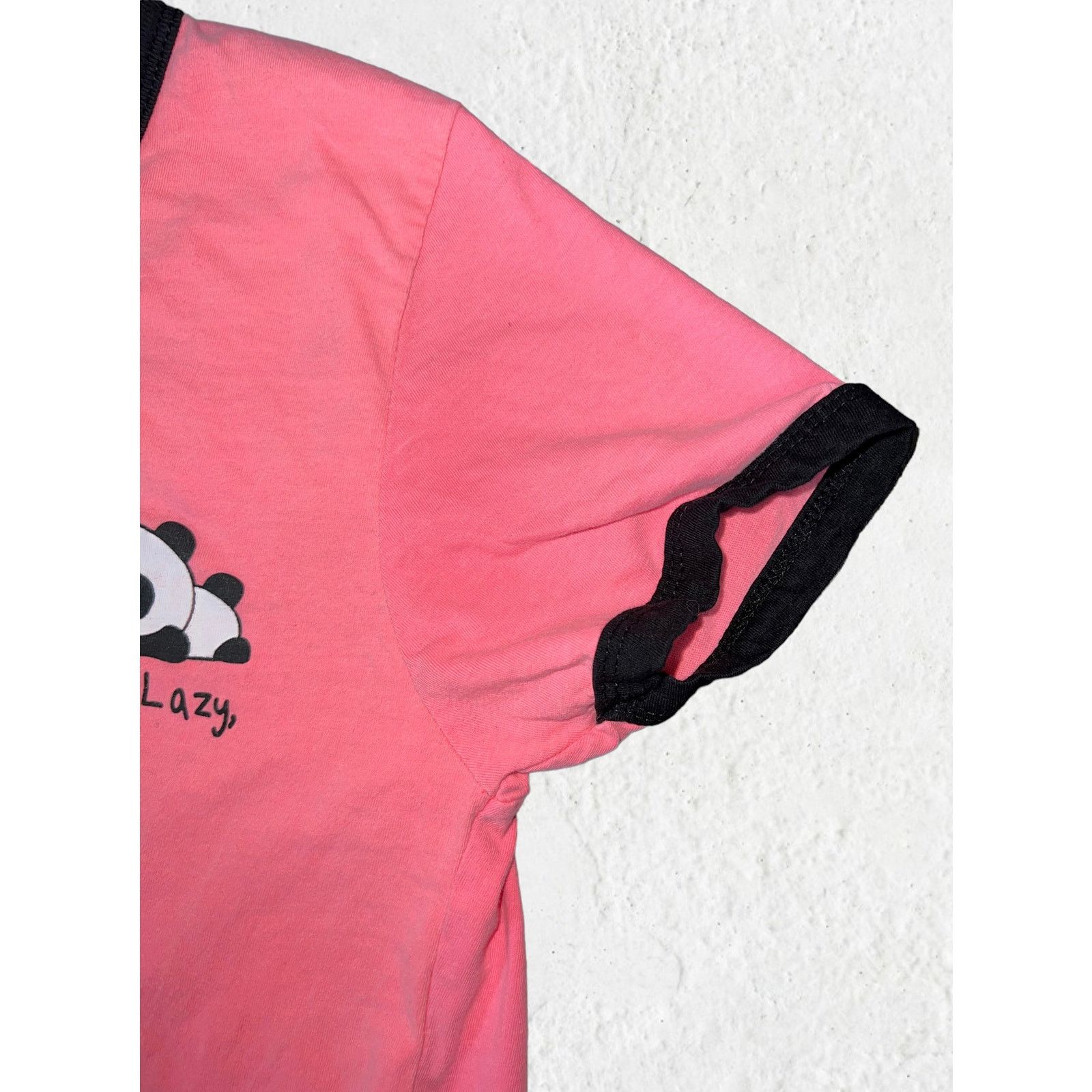Xavier Delcour Lazy Panda Pink Shirt - On Fire - Size Medium Size M / US 6-8 / IT 42-44 - 7 Thumbnail