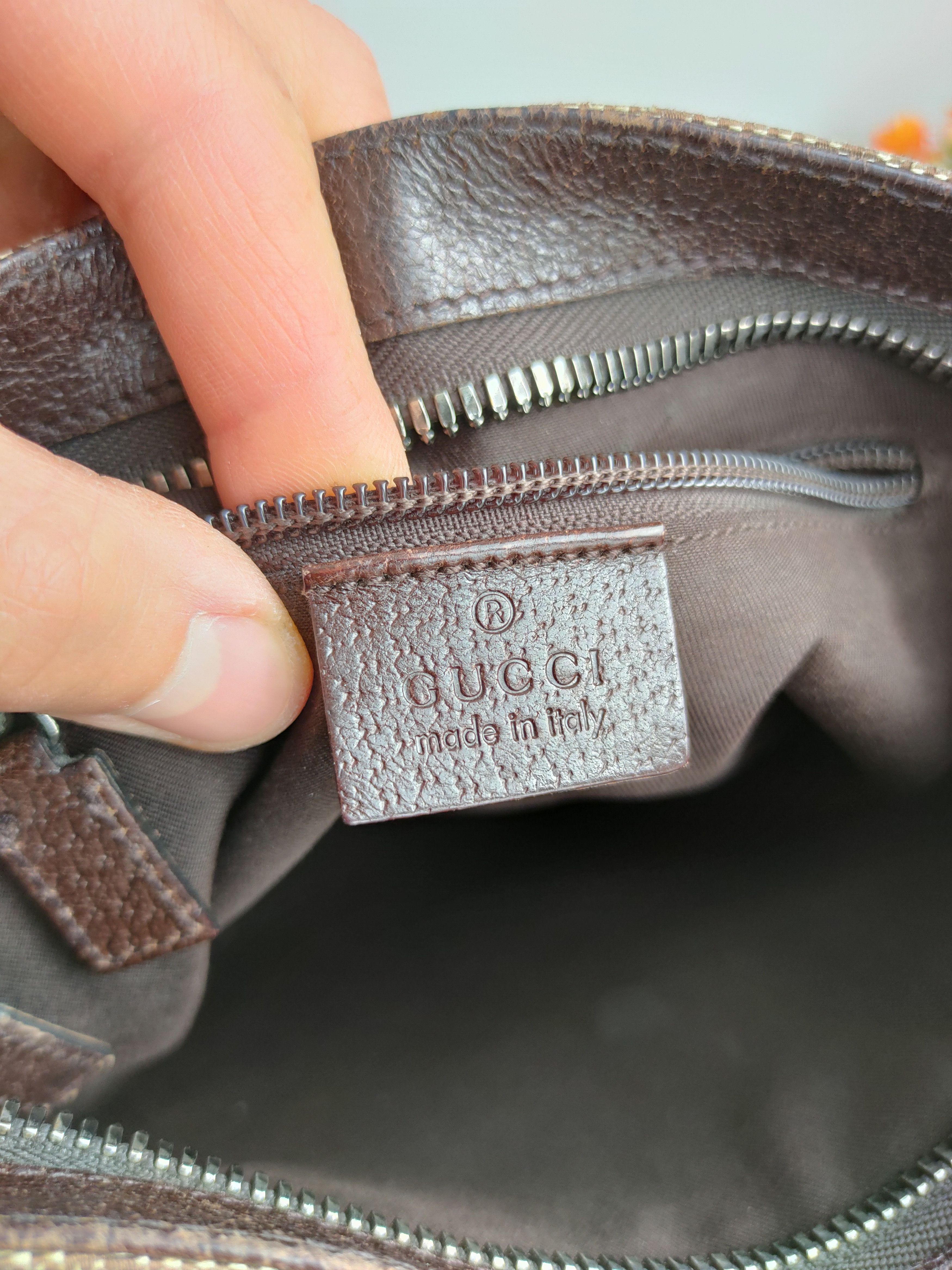 Gucci Gucci GG Pattern Canvas Leather Shoulder Bag Messenger Bag Size ONE SIZE - 3 Thumbnail