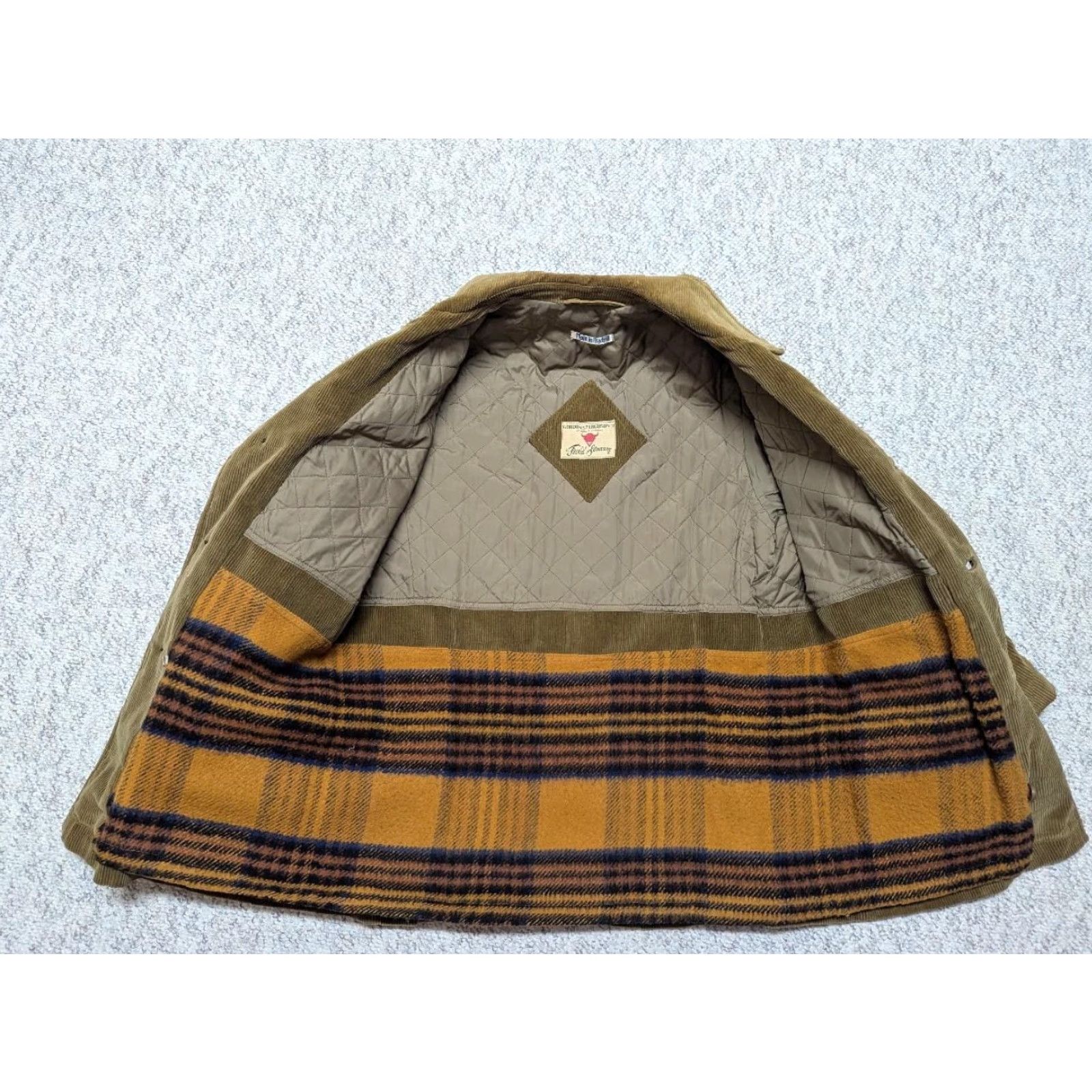 Vintage VINTAGE Field & Stream JACKET Blazer Corduroy Coat Brown 40 M Mens NYLON/COTTON Norfolk Field & Stream Hunting 40 in Chest 22-32 length 24.5 19 90s Size 40R - 7 Thumbnail