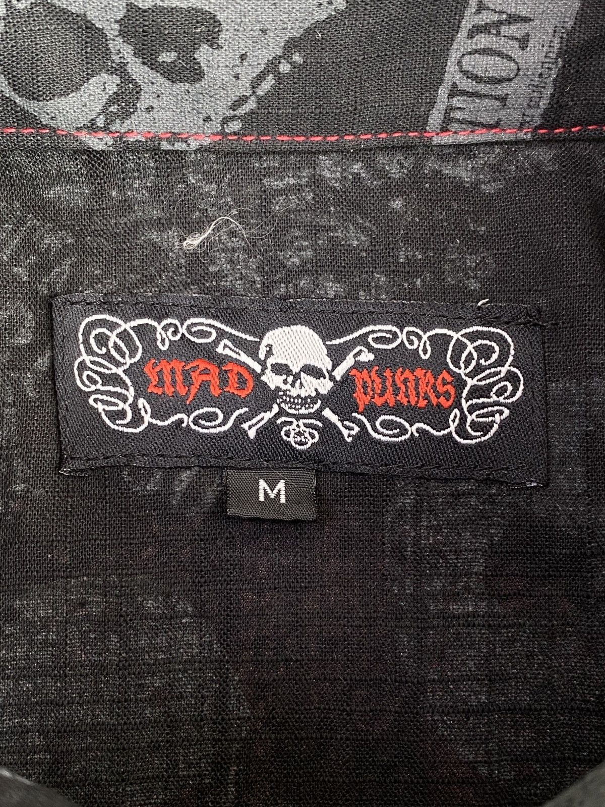 Seditionaries 2000's Mad Punk Asymmetrical Blouse Size M / US 6-8 / IT 42-44 - 3 Thumbnail