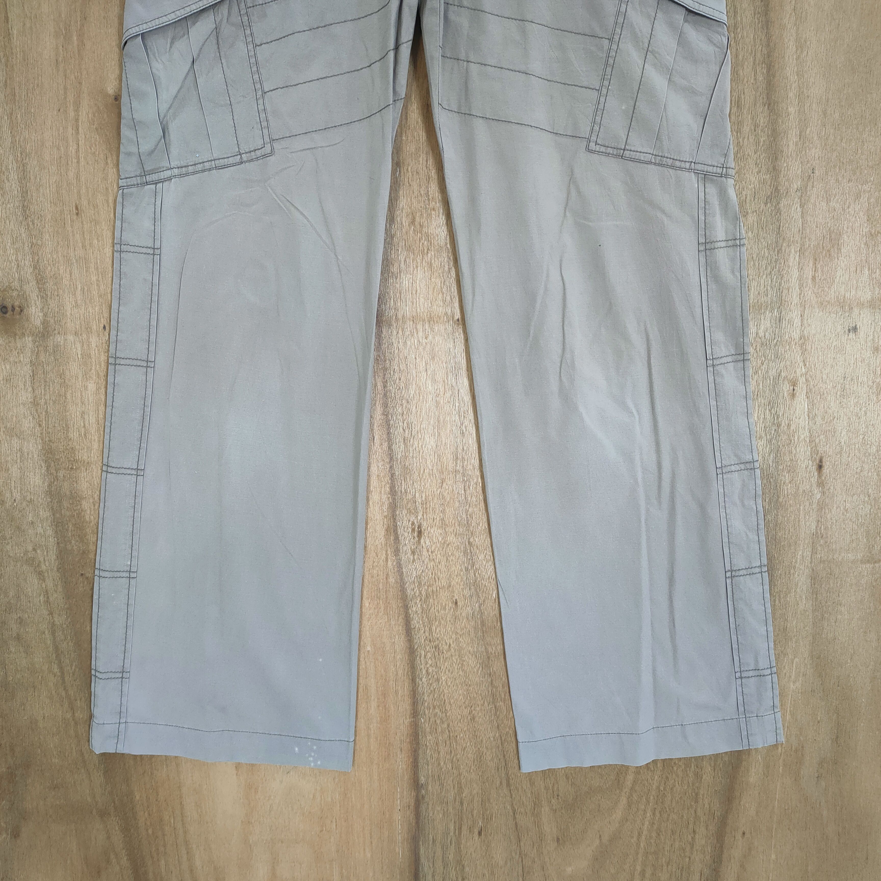 Japanese Brand VINTAGE PINORE BROWN FLARED WOMAN CARGO PANTS Size US 29 - 3 Thumbnail