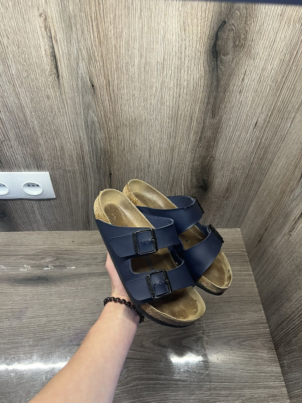 HYSTERIC GLAMOUR×BIRKENSTOCK Birkenstock × Hysteric Glamour Birkenstock Navy Blue Arizona