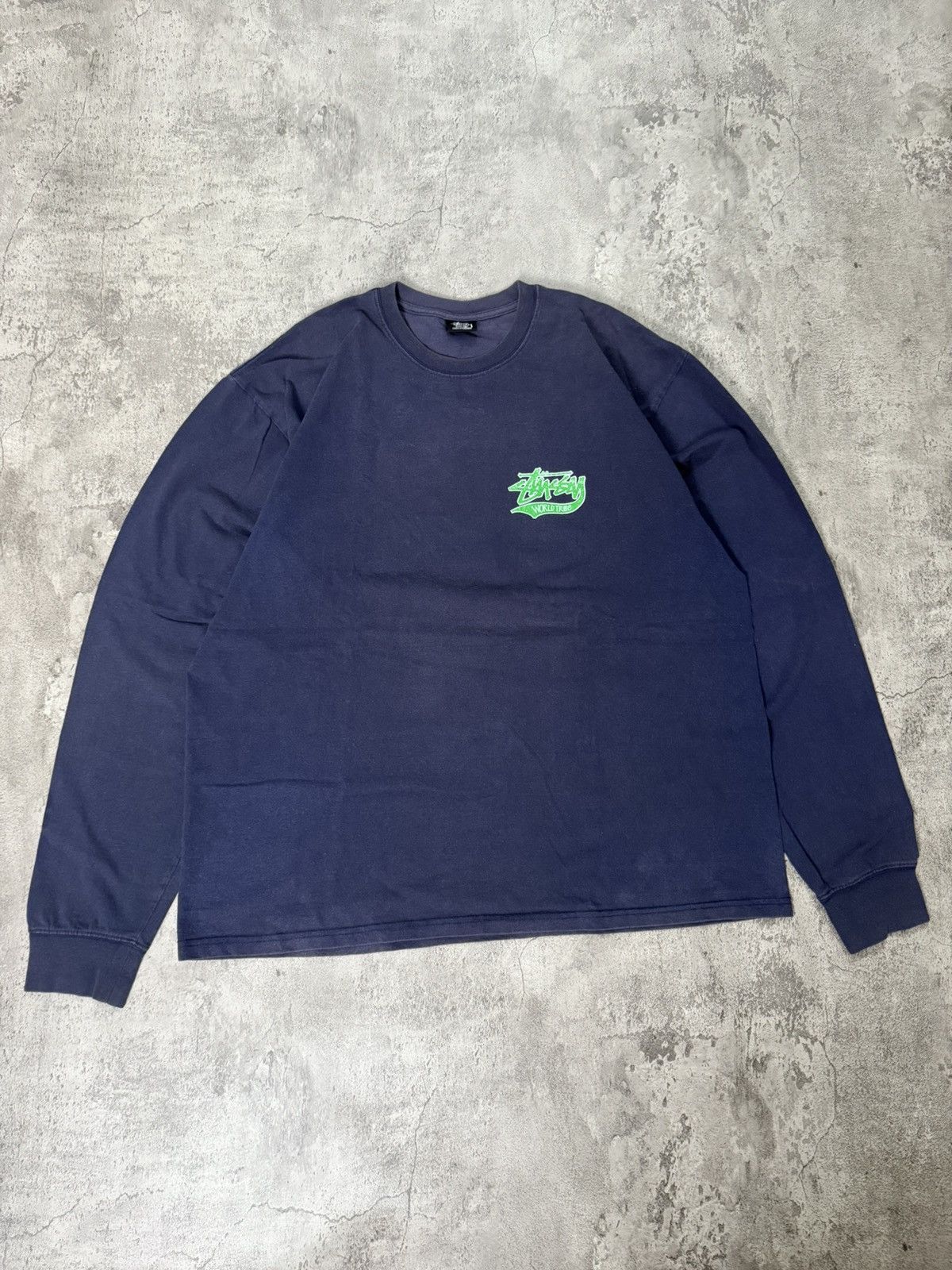 Stussy STUSSY WORLD TRIBE LONGSLEEVE Size US XL / EU 56 / 4 - 4 Thumbnail