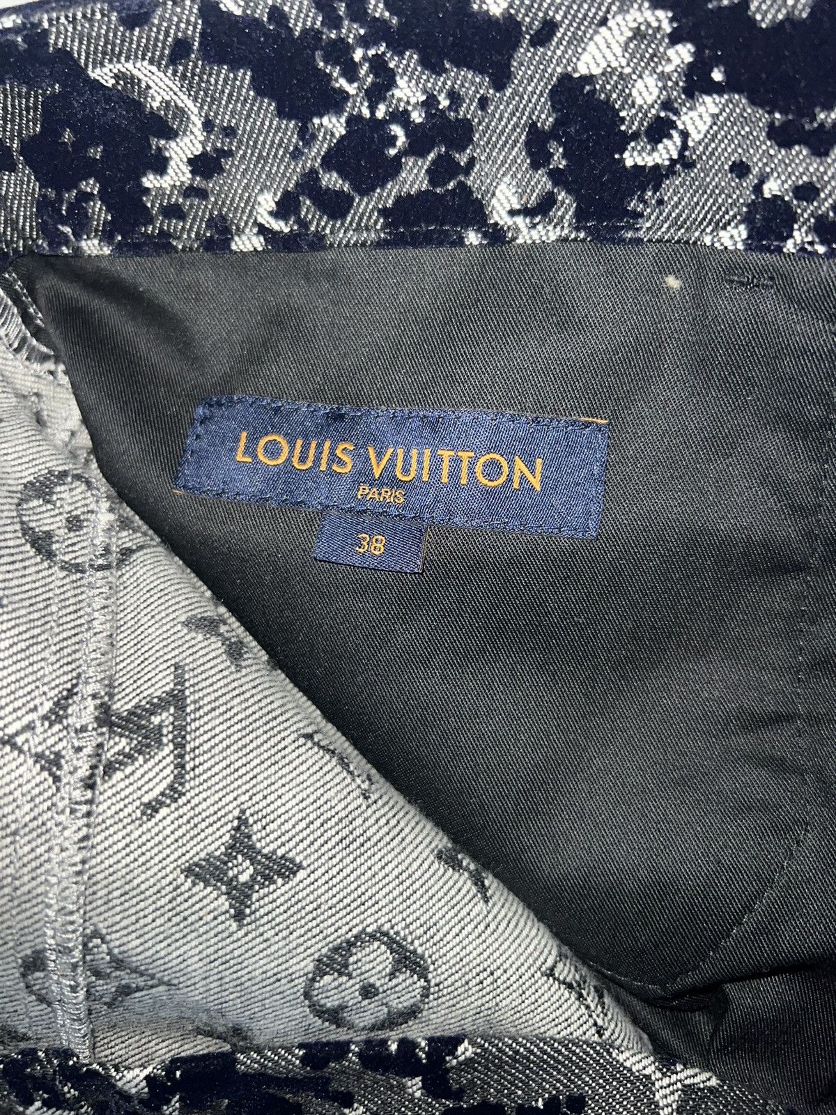 Louis Vuitton Louis Vuitton Flocked Denim Size US 38 / EU 54 - 12 Thumbnail