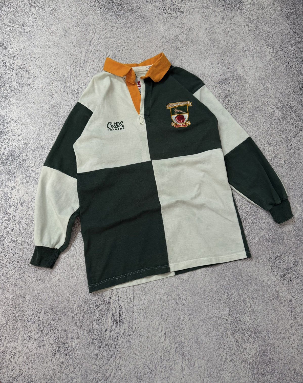 Cotton Traders Vintage Cotton Traders South Africa England Rugby Jersey Size US M / EU 48-50 / 2 - 2 Thumbnail