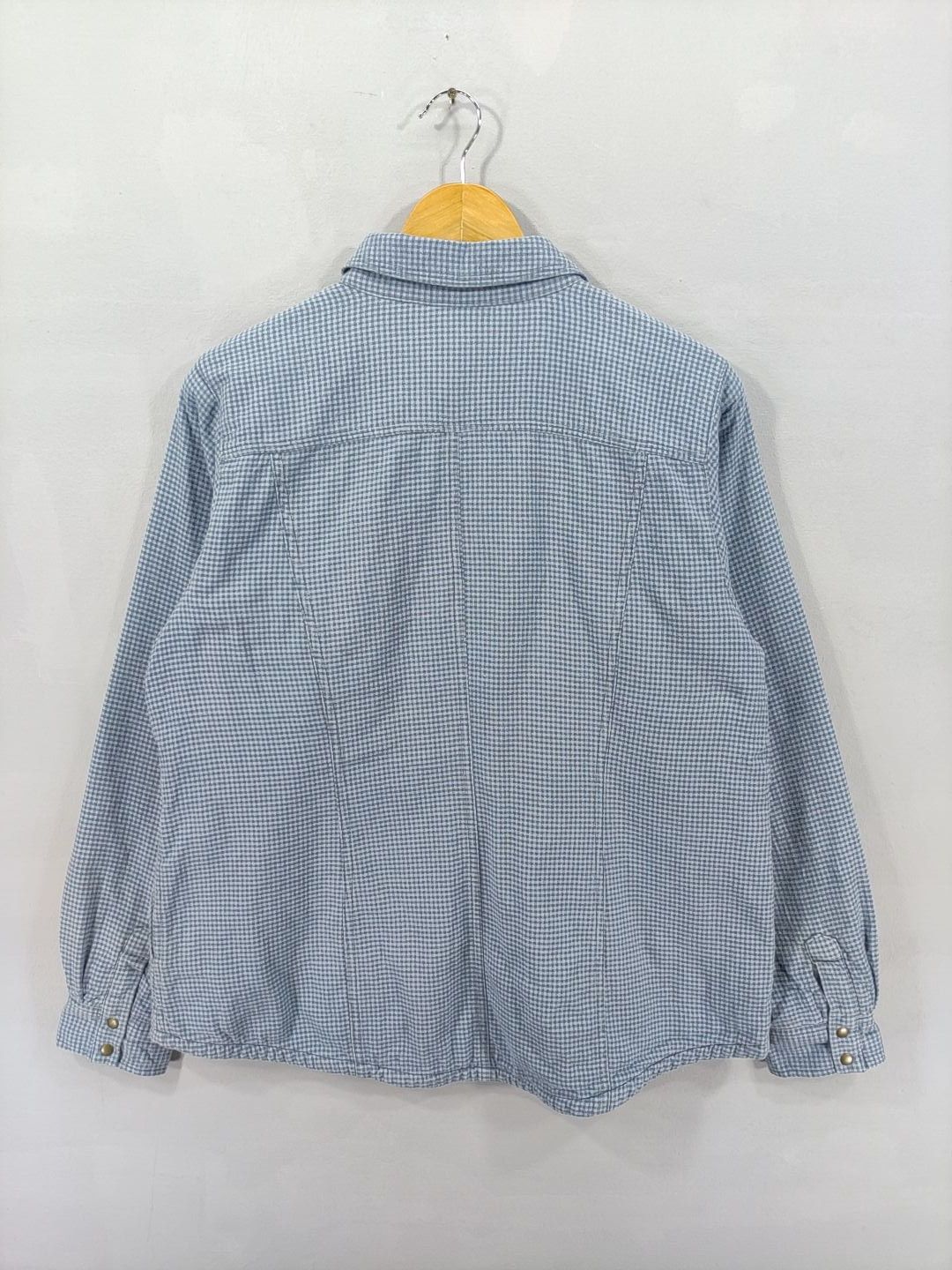 L.L. Bean Vintage L.L Bean Flannel Jacket Snap Button Size US L / EU 52-54 / 3 - 13 Thumbnail
