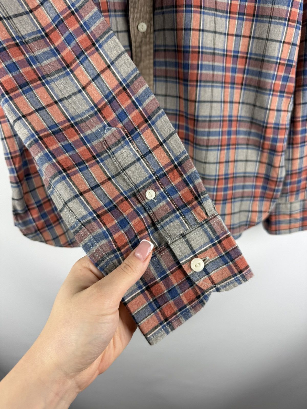 Allsaints Allsaints Hilliard LS Plaid Checked Flannel Button Up Shirt Size US S / EU 44-46 / 1 - 11 Thumbnail