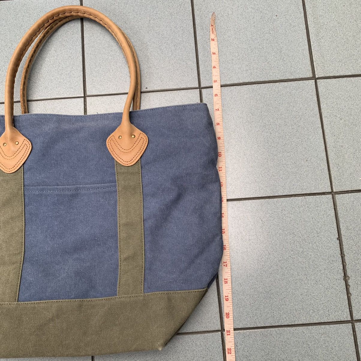 L.L. Bean Genuine LL BEAN Boat Tote Bag Full Grain Leather vintage Size ONE SIZE - 11 Thumbnail
