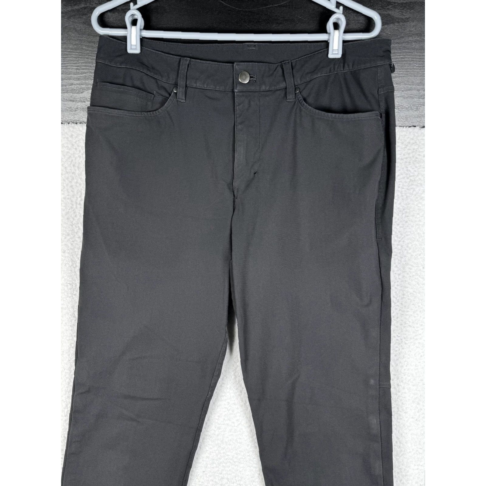 Lululemon Lululemon Pants Mens 34x30 Gray ABC Warpstreme Classic Fit 5-Pocket Design Casual Straight Inseam 30 Game Size US 34 / EU 50 - 3 Thumbnail