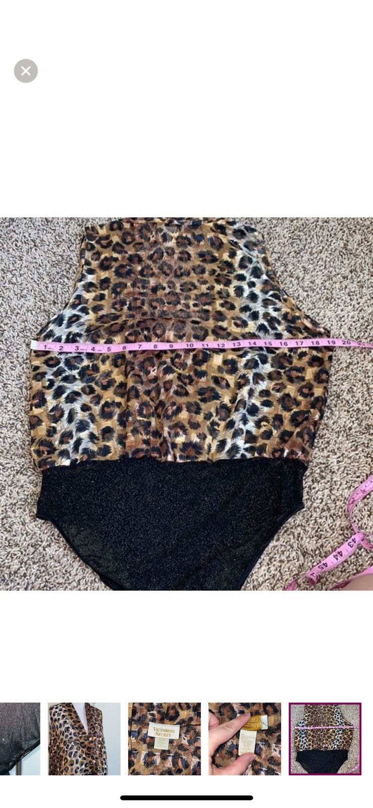 Victoria's Secret Victoria’s Secret medium vintage leopard print bodysuit Size M / US 6-8 / IT 42-44 - 7 Thumbnail