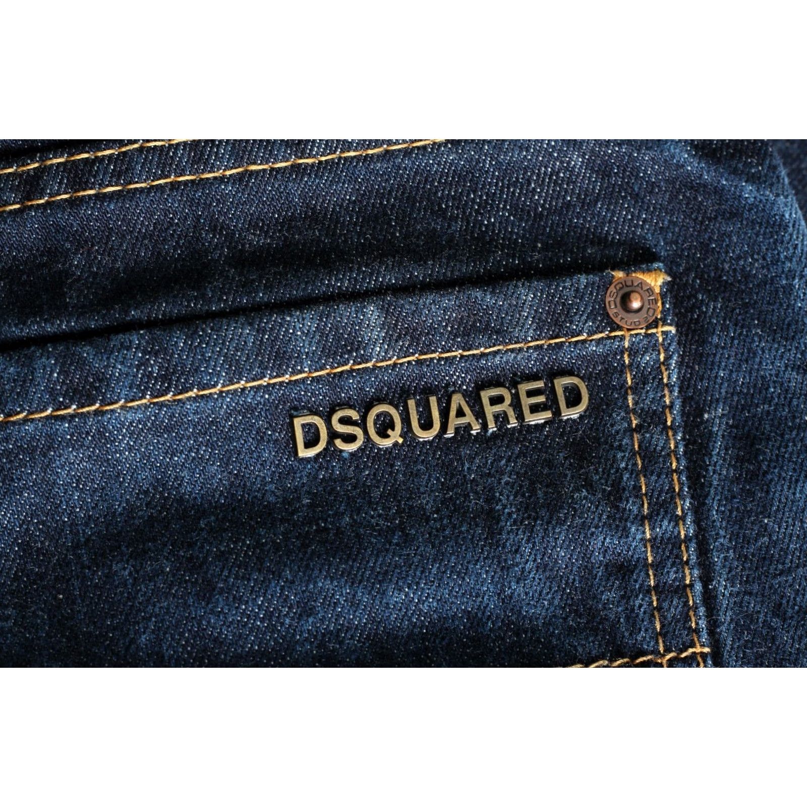 Dsquared2 Dsquared2 Jeans Bootcut Women Size 38 W26 L30 DZ2236 Blue Denim 100% Cotton Regular Rise Mens Womens Girls Boys Size 26" / US 2 / IT 38 - 5 Thumbnail