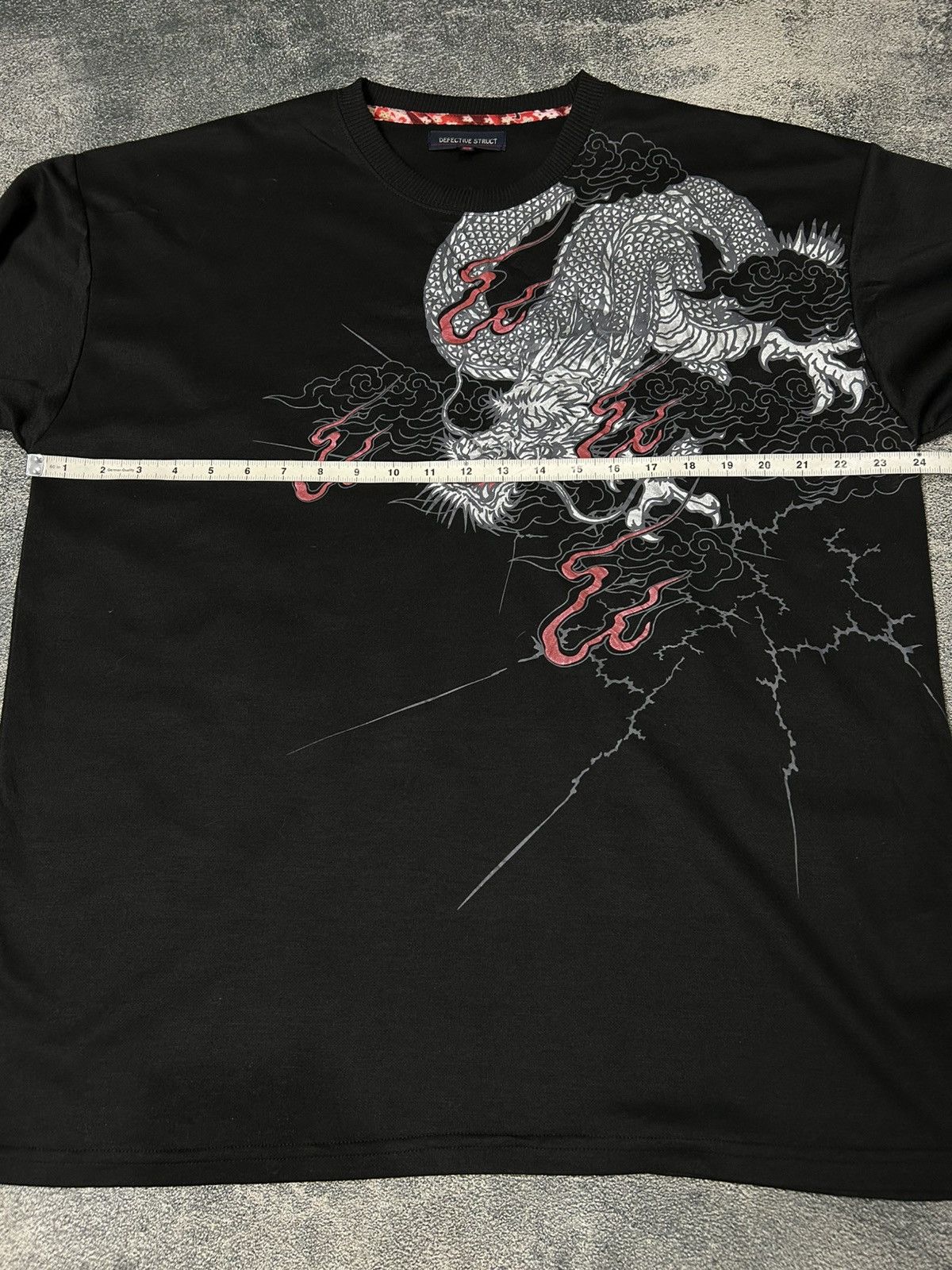 Japanese Brand Defective struct fire dragon sukajan t-shirt Size US XXL / EU 58 / 5 - 5 Thumbnail