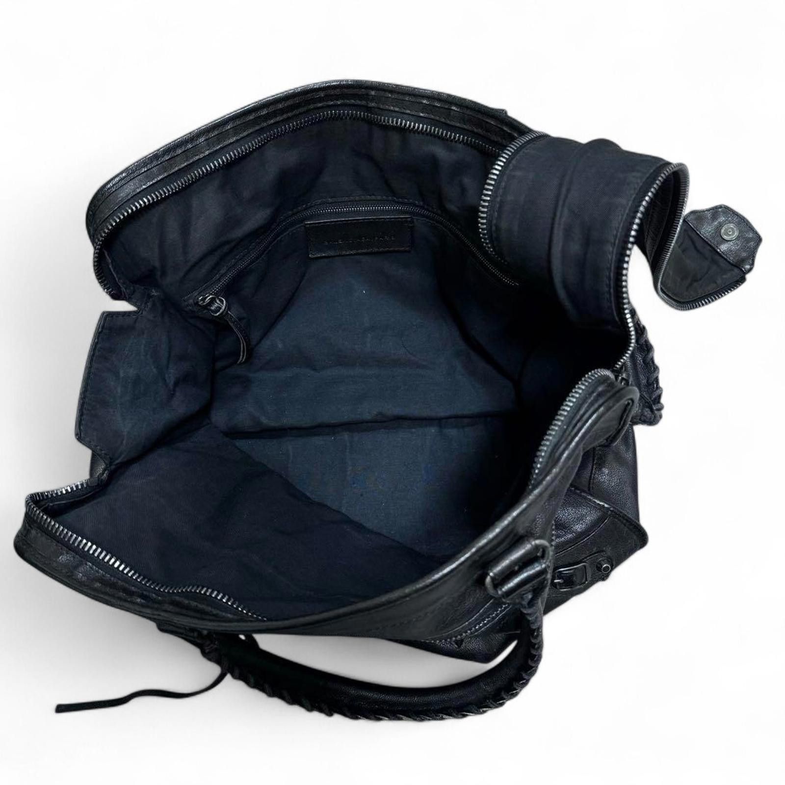 Balenciaga Balenciaga - Black Leather Handbag Size ONE SIZE - 5 Thumbnail
