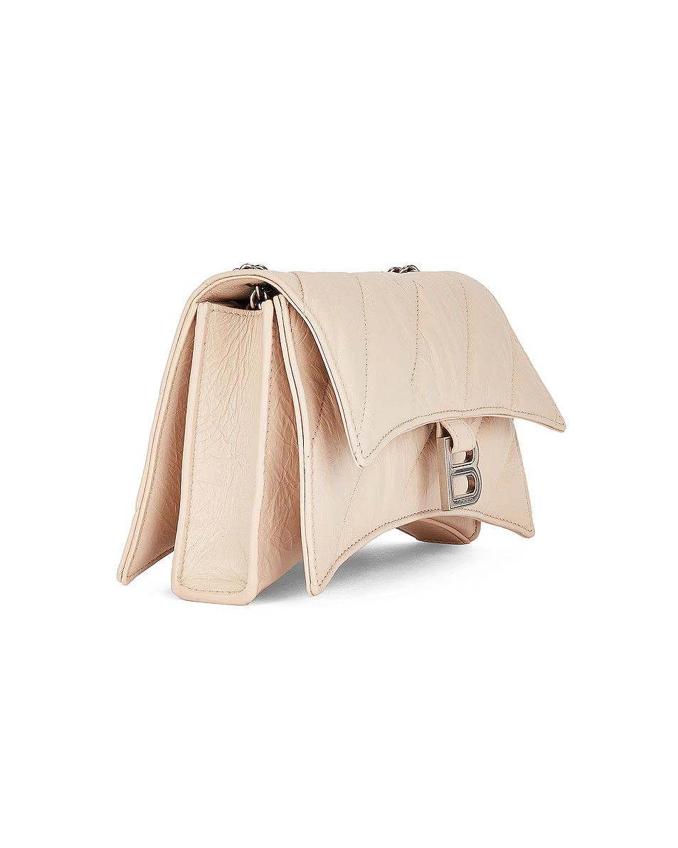 Balenciaga o1srvl11e1124 Size: OS / Crush Chain XS Bag in Sand Beige Size ONE SIZE - 3 Thumbnail