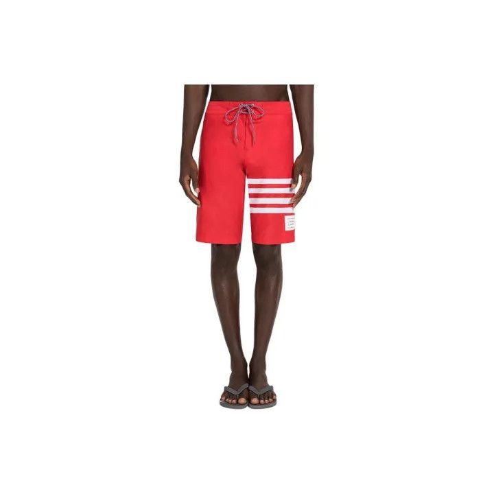 Thom Browne Thom Browne Classic Red Swim Shorts -2507 Size US 26 / EU 42 - 1 Thumbnail