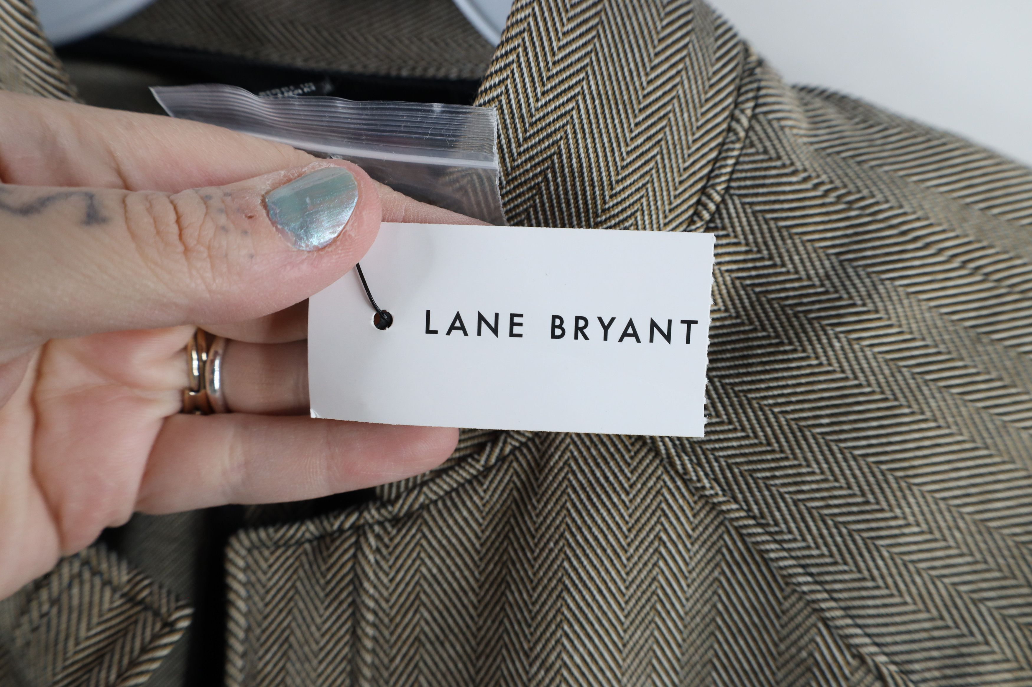 Vintage New Lane Bryant Military Style Clasp Blazer Jacket Coat Size XXL / US 16-18 / IT 52-54 - 8 Thumbnail
