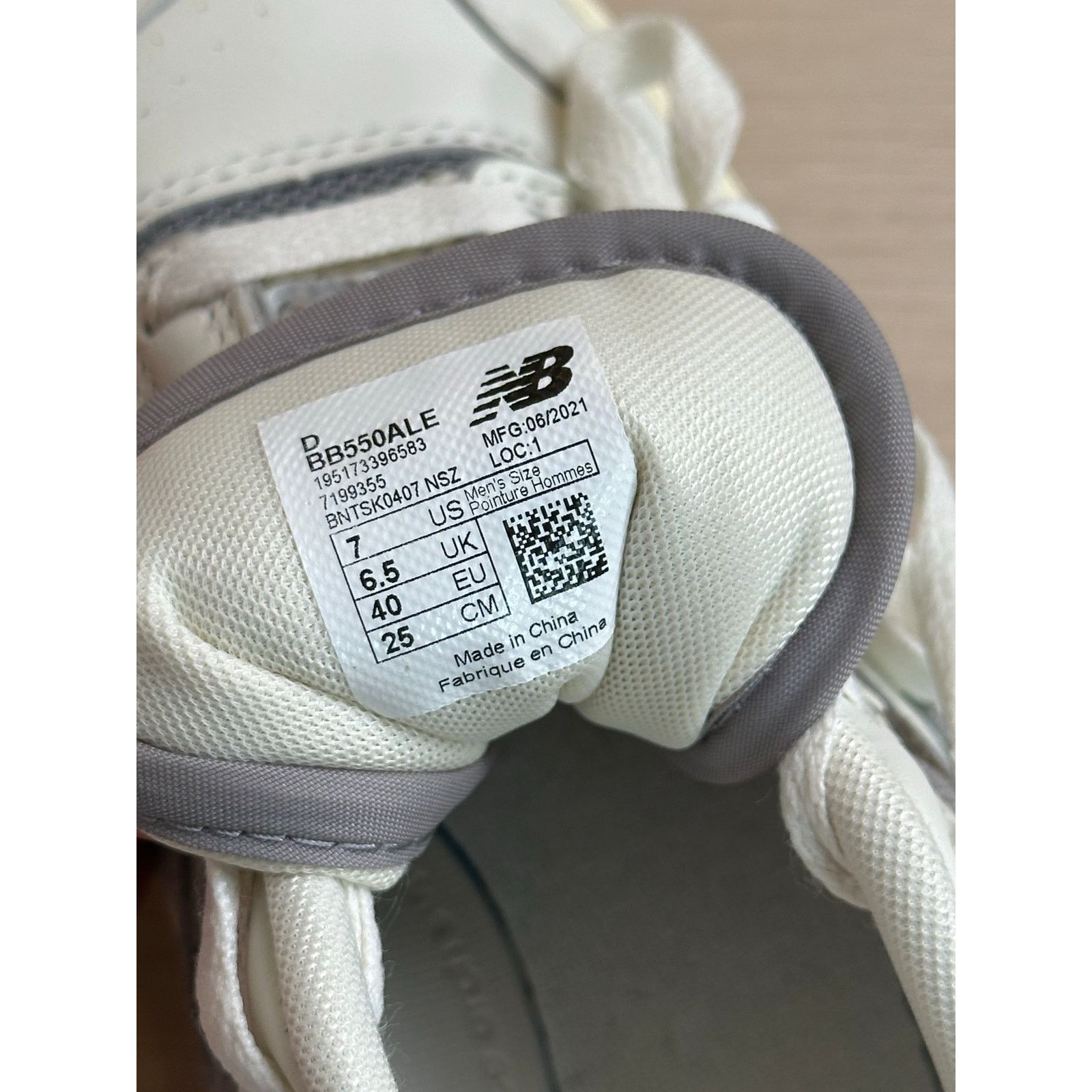 New Balance New Balance x Aime Leon Dore 550 White Grey - Size 7M - Mint Size US 7 / EU 40 - 8 Thumbnail
