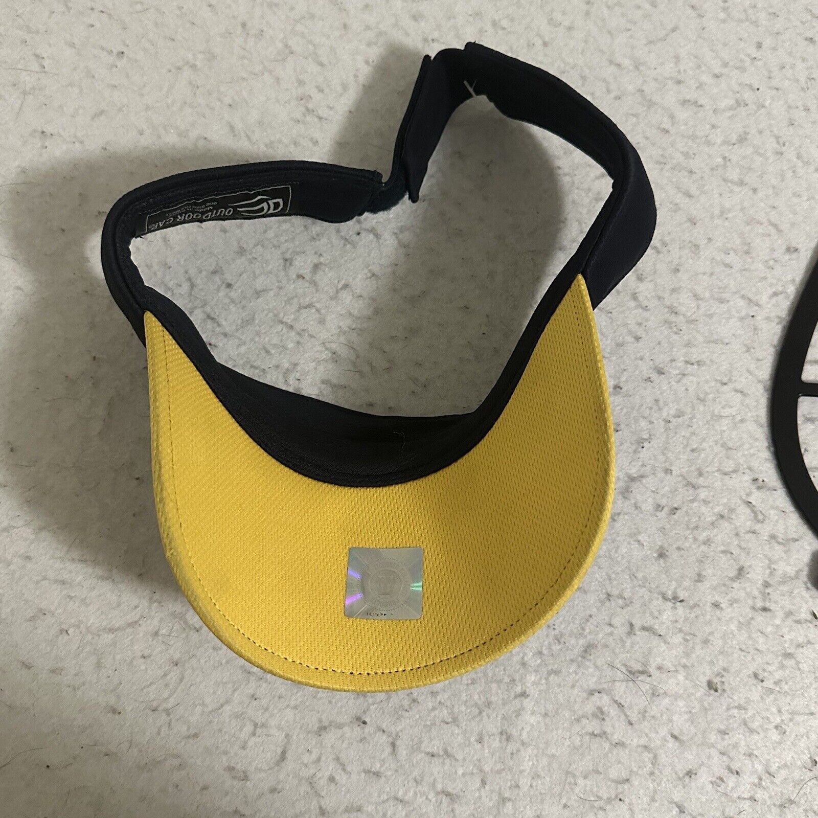Other University Of Michigan Wolverine OSFA Blue Yellow Visor Hat Size ONE SIZE - 7 Thumbnail