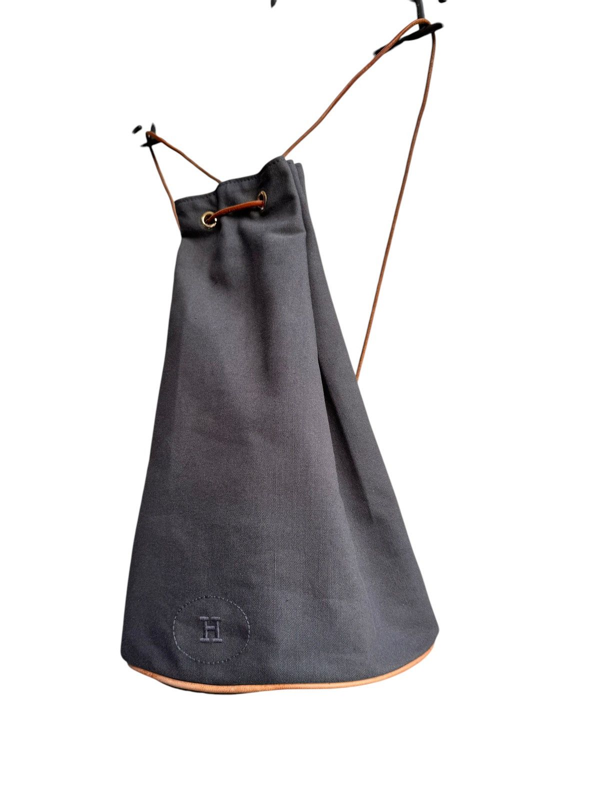 Hermes Vintage Hermes Drawstring Bucket Bag Backpacks Size ONE SIZE - 4 Thumbnail