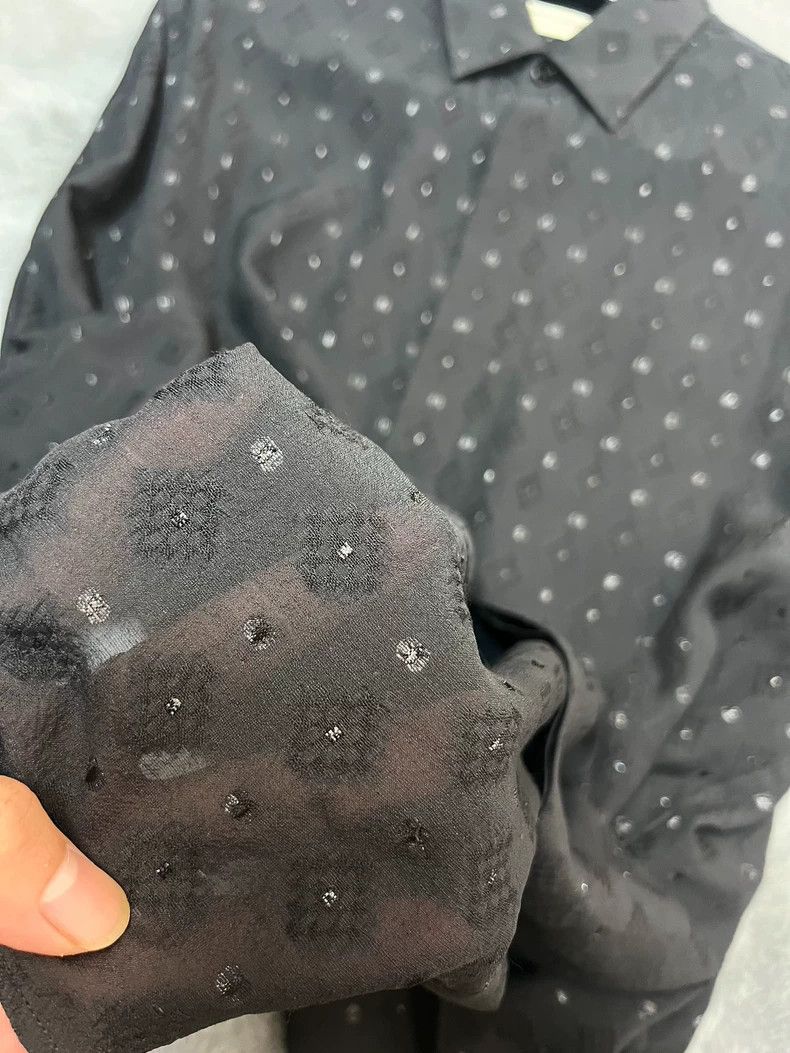 Saint Laurent Paris Saint Laurent Paris size 37 Black diamond-weave baby's br Size US M / EU 48-50 / 2 - 4 Thumbnail