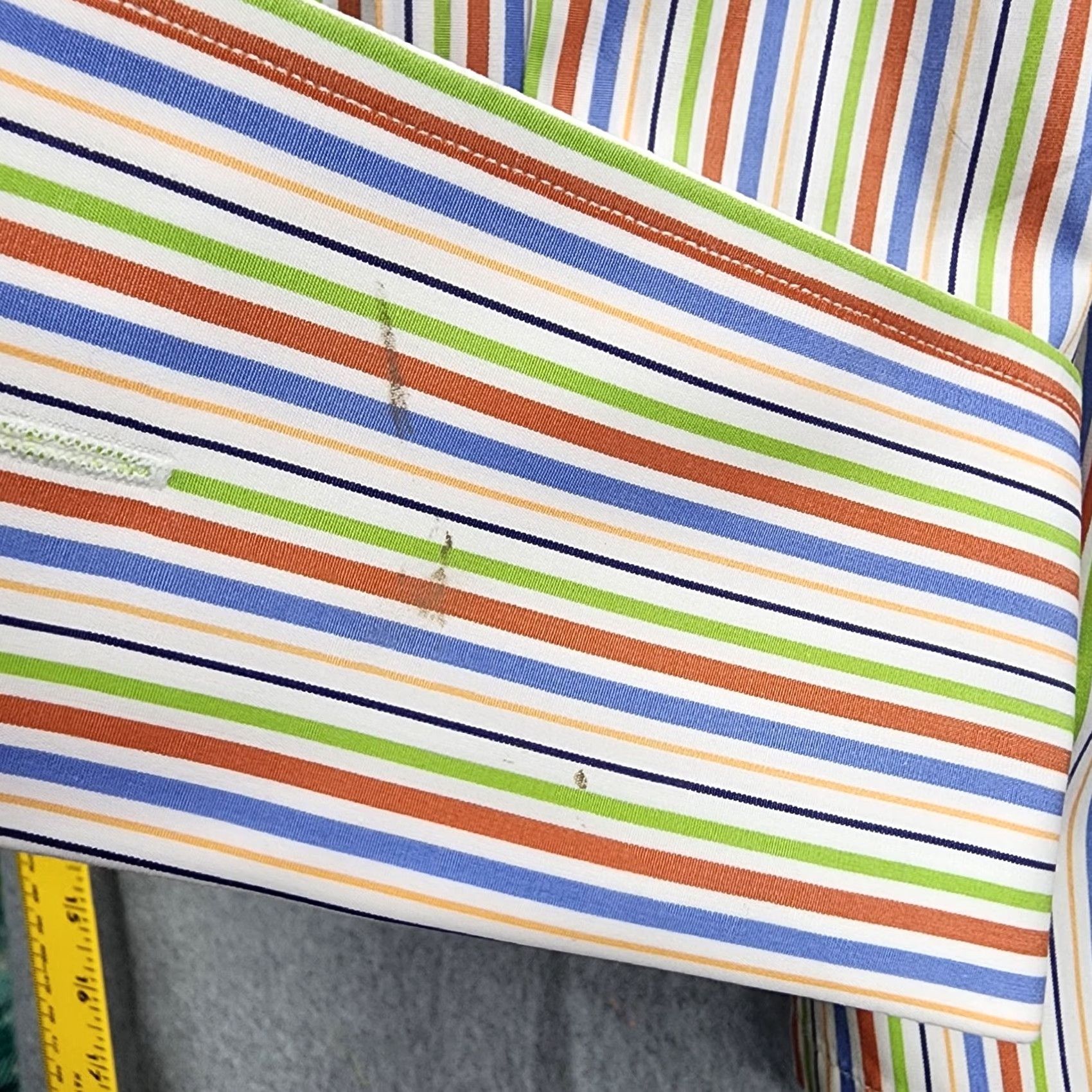 Hamilton Hamilton Shirt Co Men's Striped Long Sleeve Shirt USA 3XL Button-Down Collared Combo Breathable Casual Old? hmm Size US XXL / EU 58 / 5 - 6 Thumbnail
