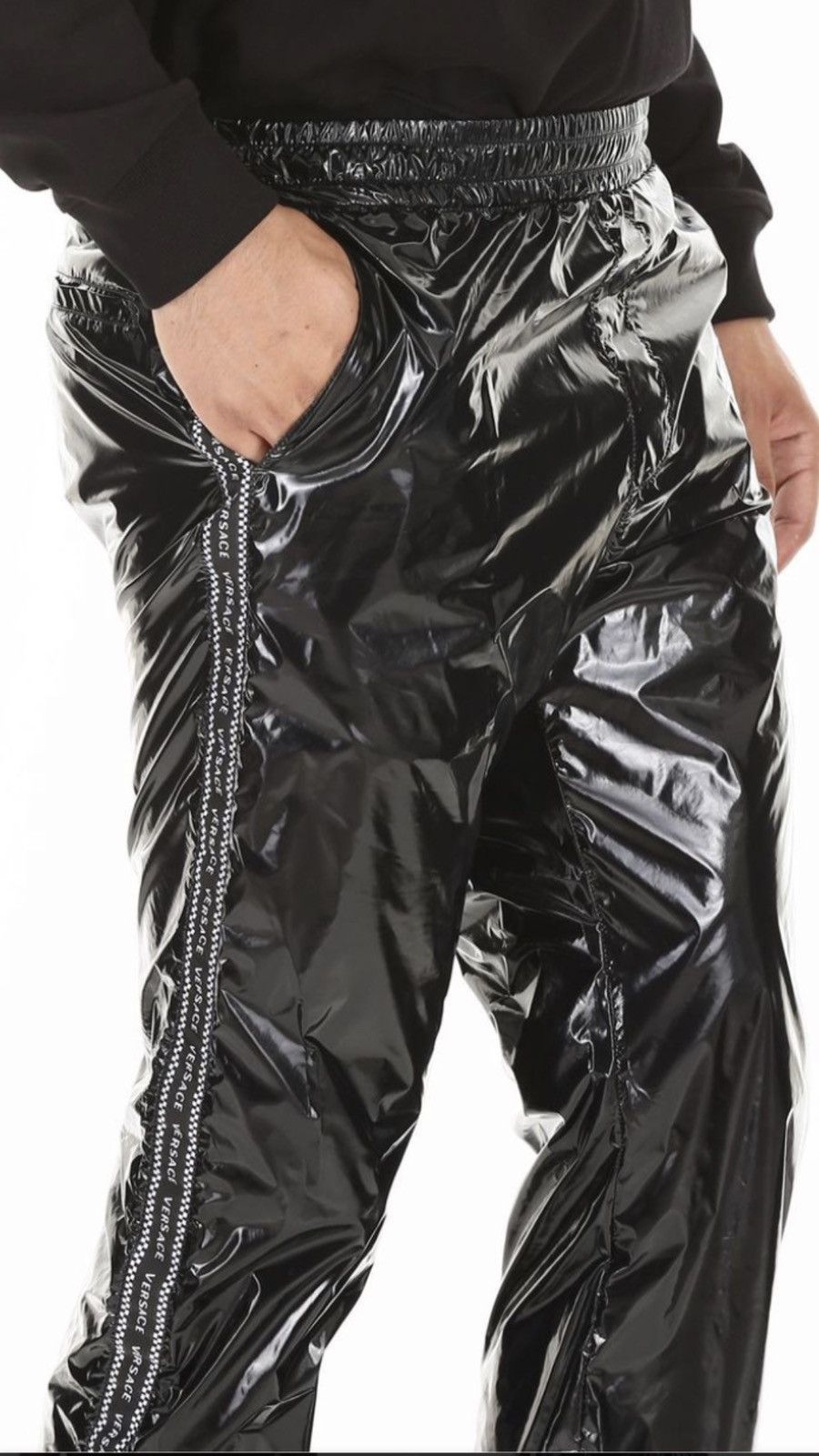 Versace Shiny sweatpants size 46 Size US 30 / EU 46 - 1 Thumbnail