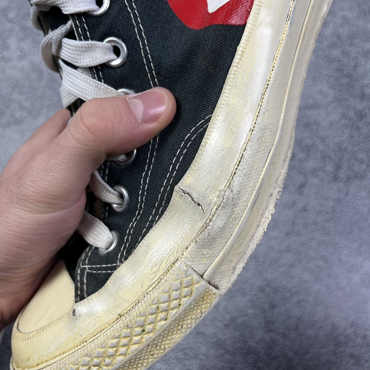 Converse × Comme des Garçons PLAY High Top Sneakers