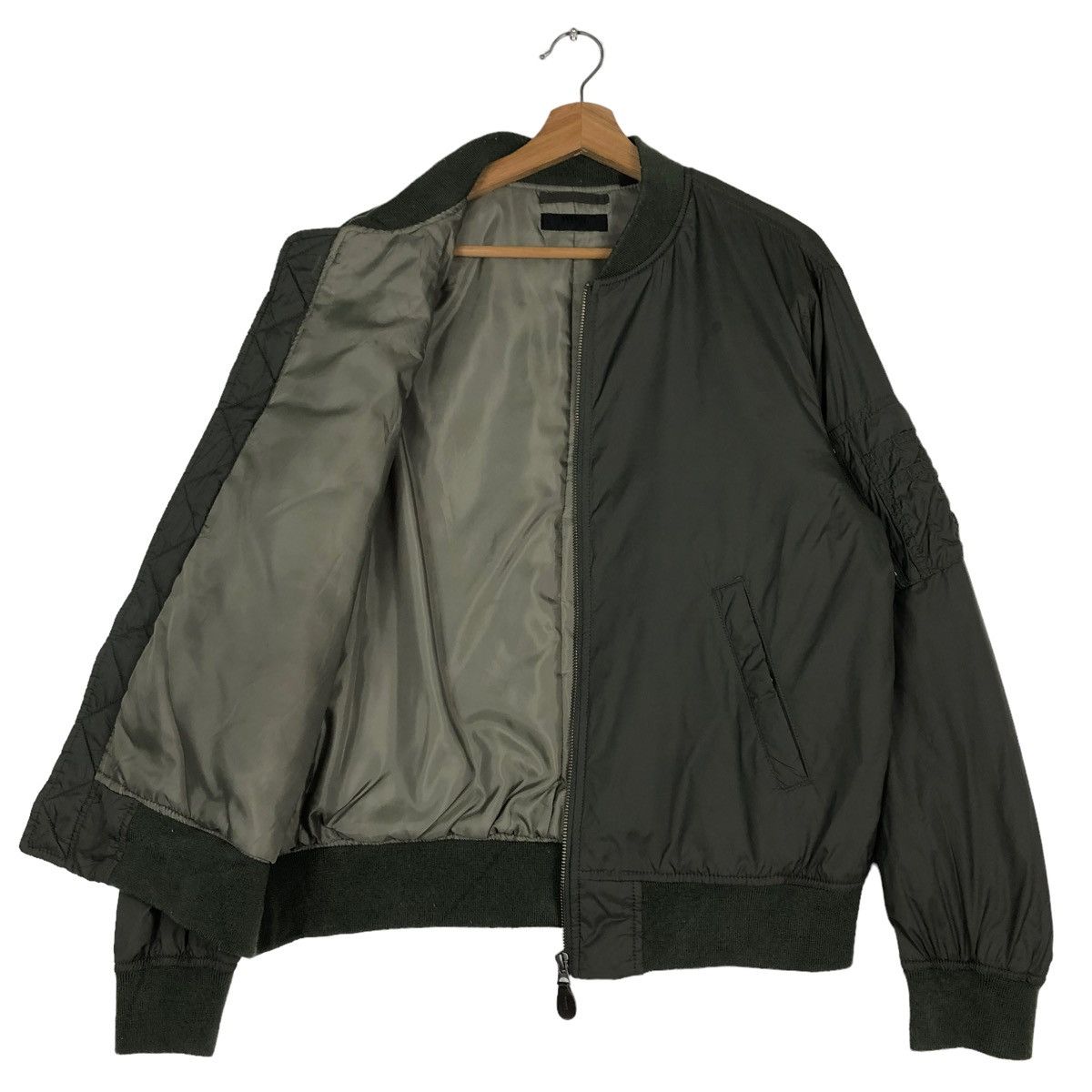 Japanese Brand 🔥VINTAGE BOMBER JACKET MILITARY DESIGN UNIQLO ISSEY MIYAKE Size US L / EU 52-54 / 3 - 11 Thumbnail