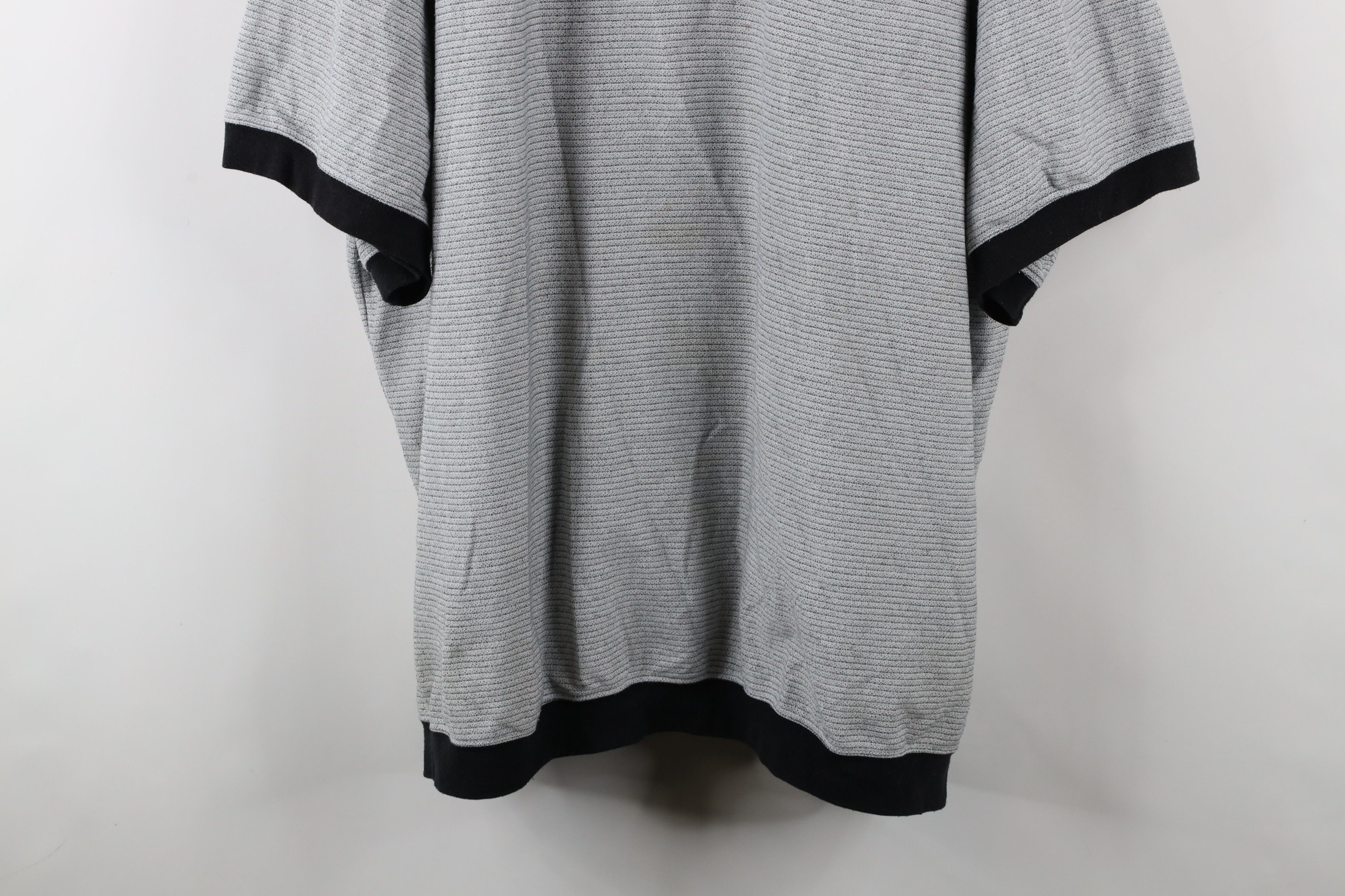 Vintage Vintage 90s Streetwear Striped Collared Pullover Polo Shirt Size US XXL / EU 58 / 5 - 3 Thumbnail